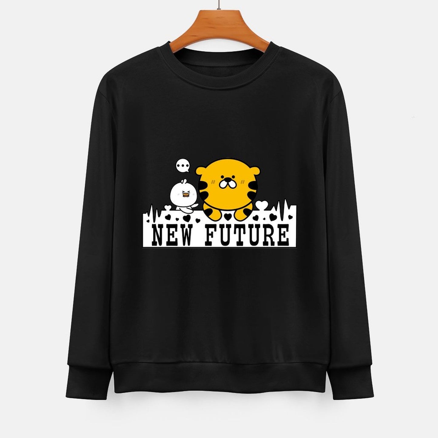 IPBR 250g Crew Neck Long Sleeve Sweatshirt Front GraphicCrew Neck Long Sleeve Sweatshirt4001552