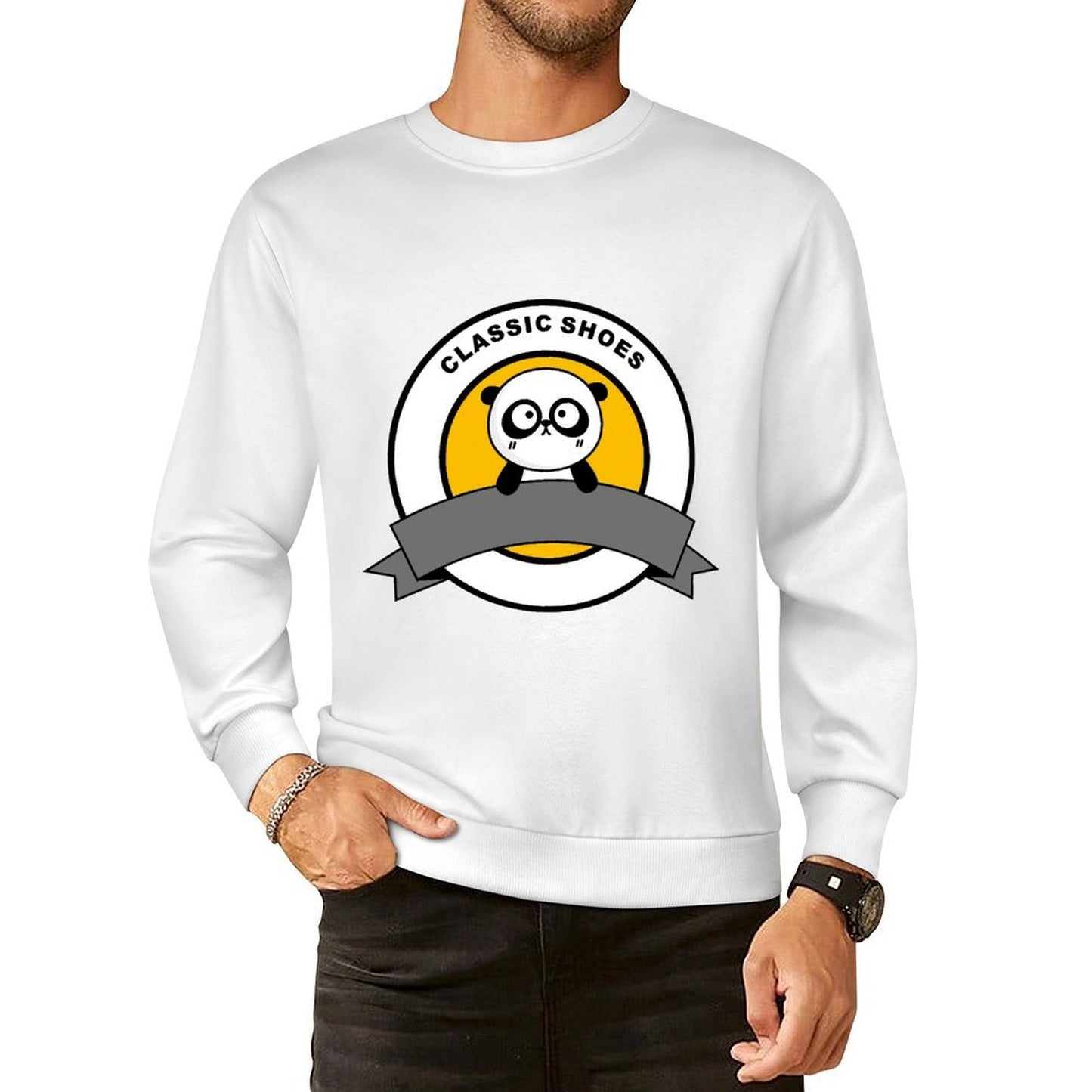 Front Patterned Long Sleeve TopActiveLine EverydaySeries