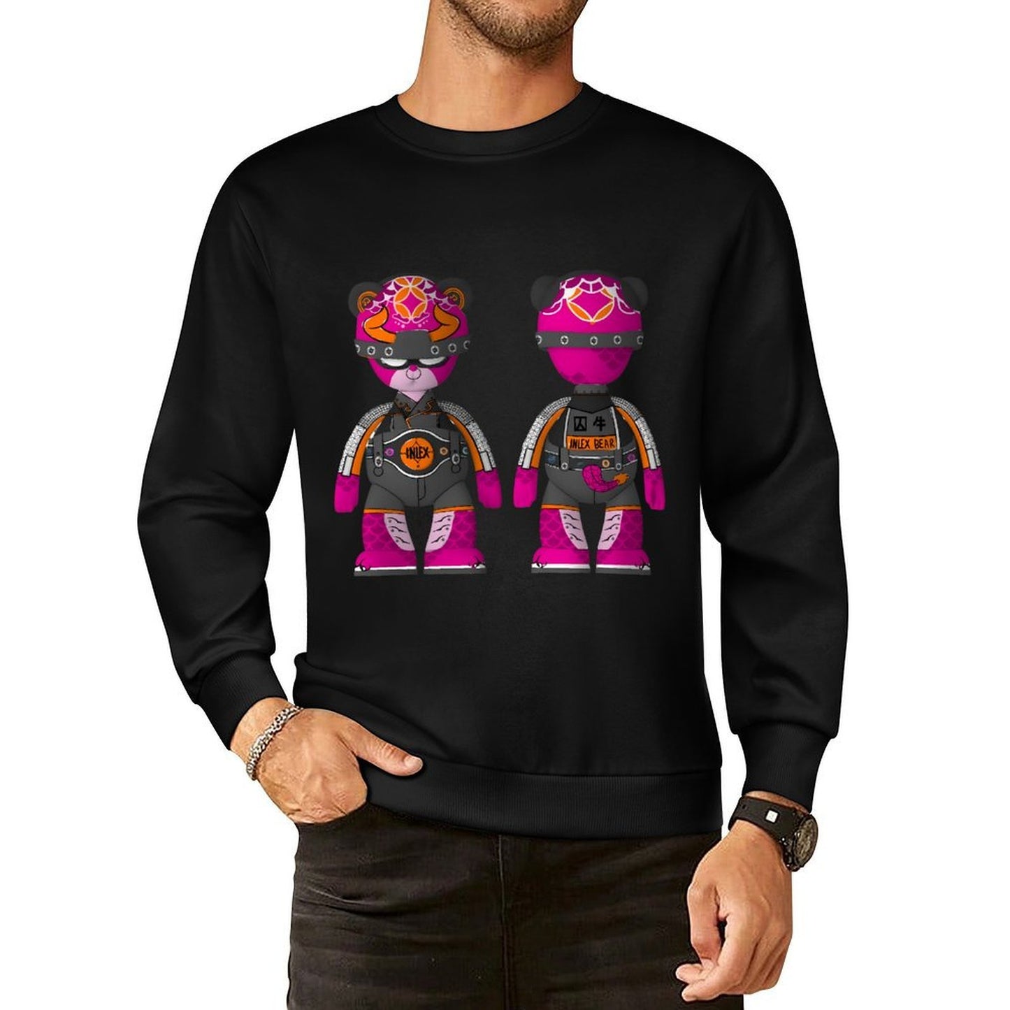 IPIB 250g Crew Neck Long Sleeve Sweatshirt Front GraphicCrew Neck Long Sleeve Sweatshirt6000095-5