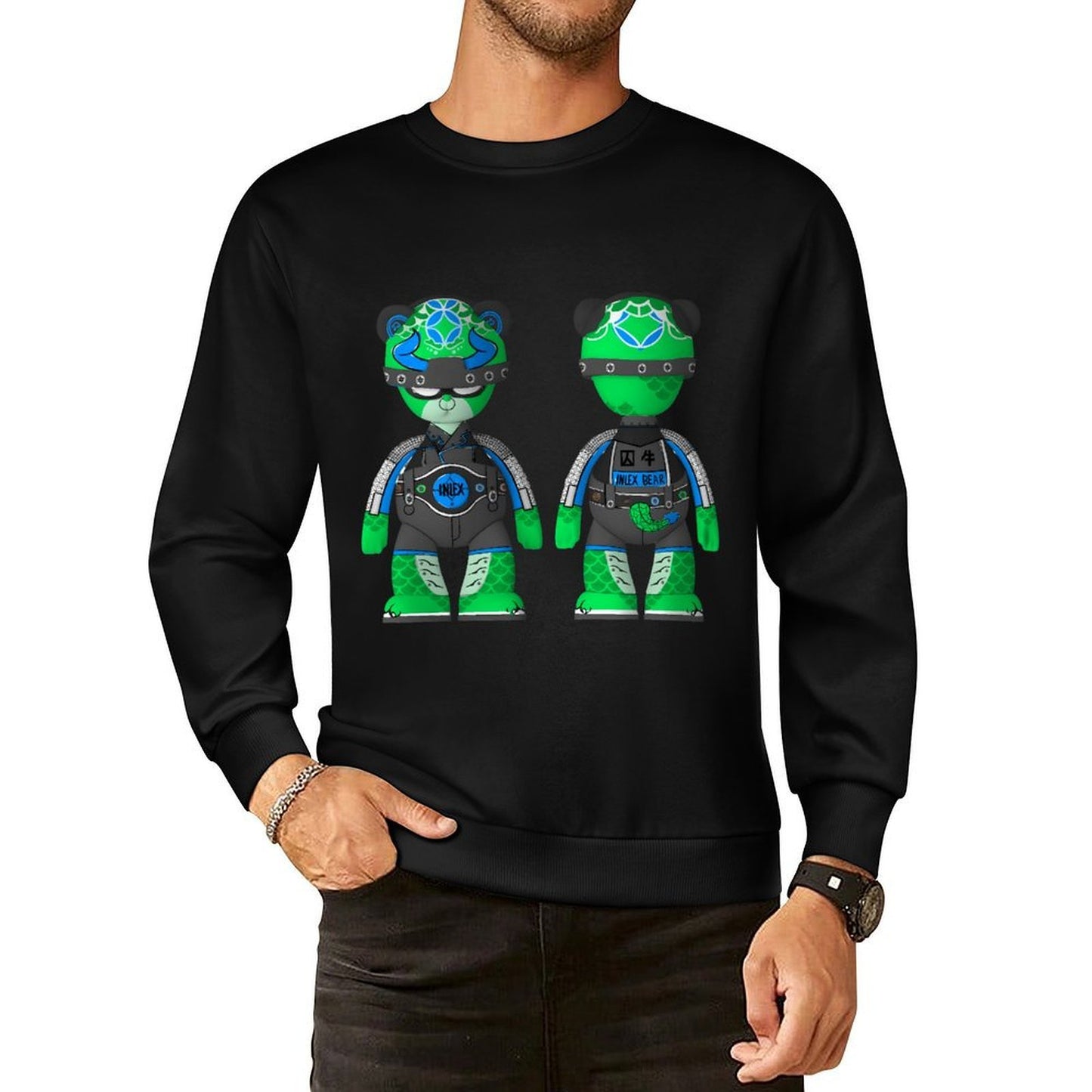 IPIB 250g Crew Neck Long Sleeve Sweatshirt Front GraphicCrew Neck Long Sleeve Sweatshirt6000095-7