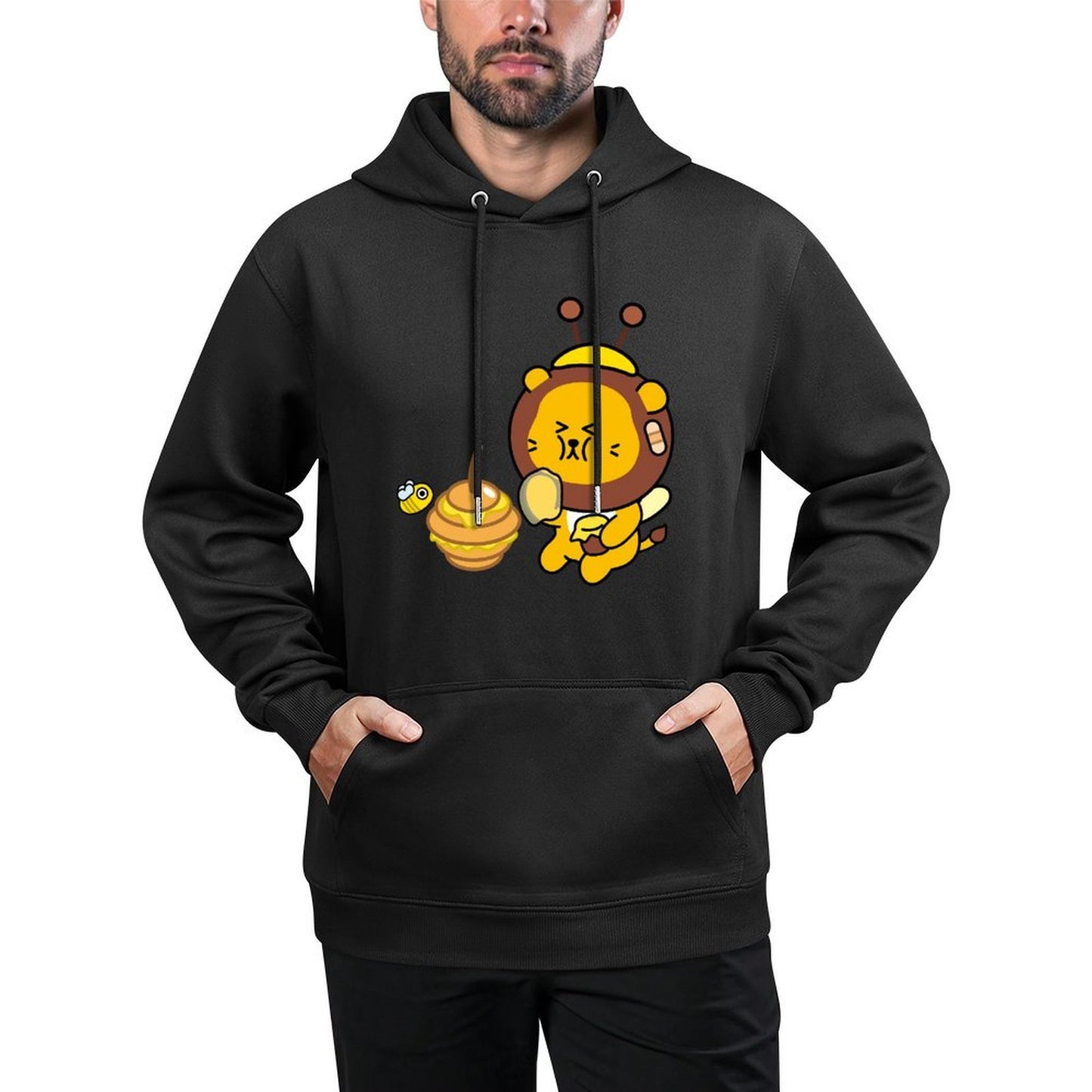 IPBR 250g Hooded Pocket Sweatshirt Front GraphicMen's Hooded  Sweatshirt4000868