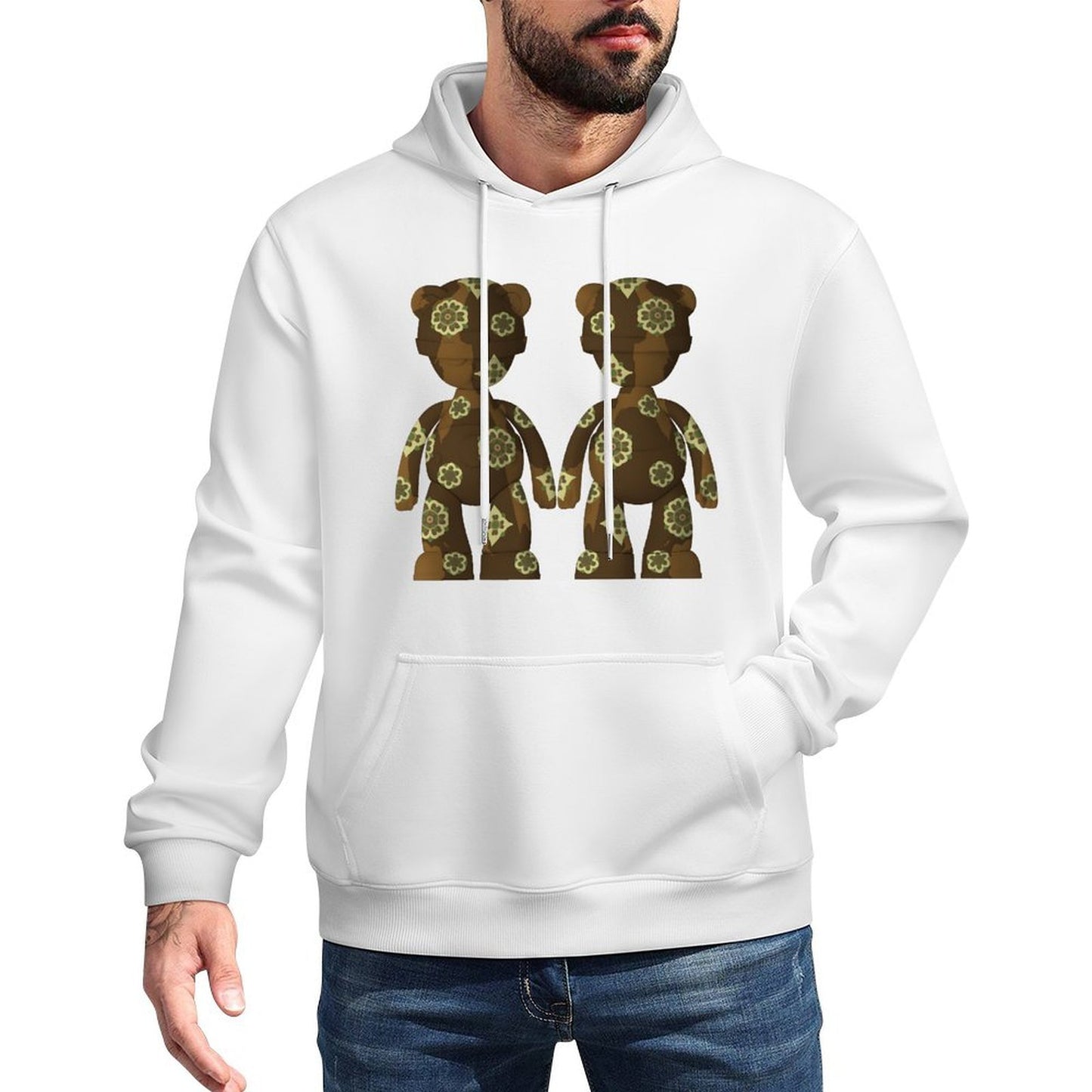 IPIB 250g Hooded Pocket Sweatshirt Front GraphicMen's Hooded  Sweatshirt6000091-6
