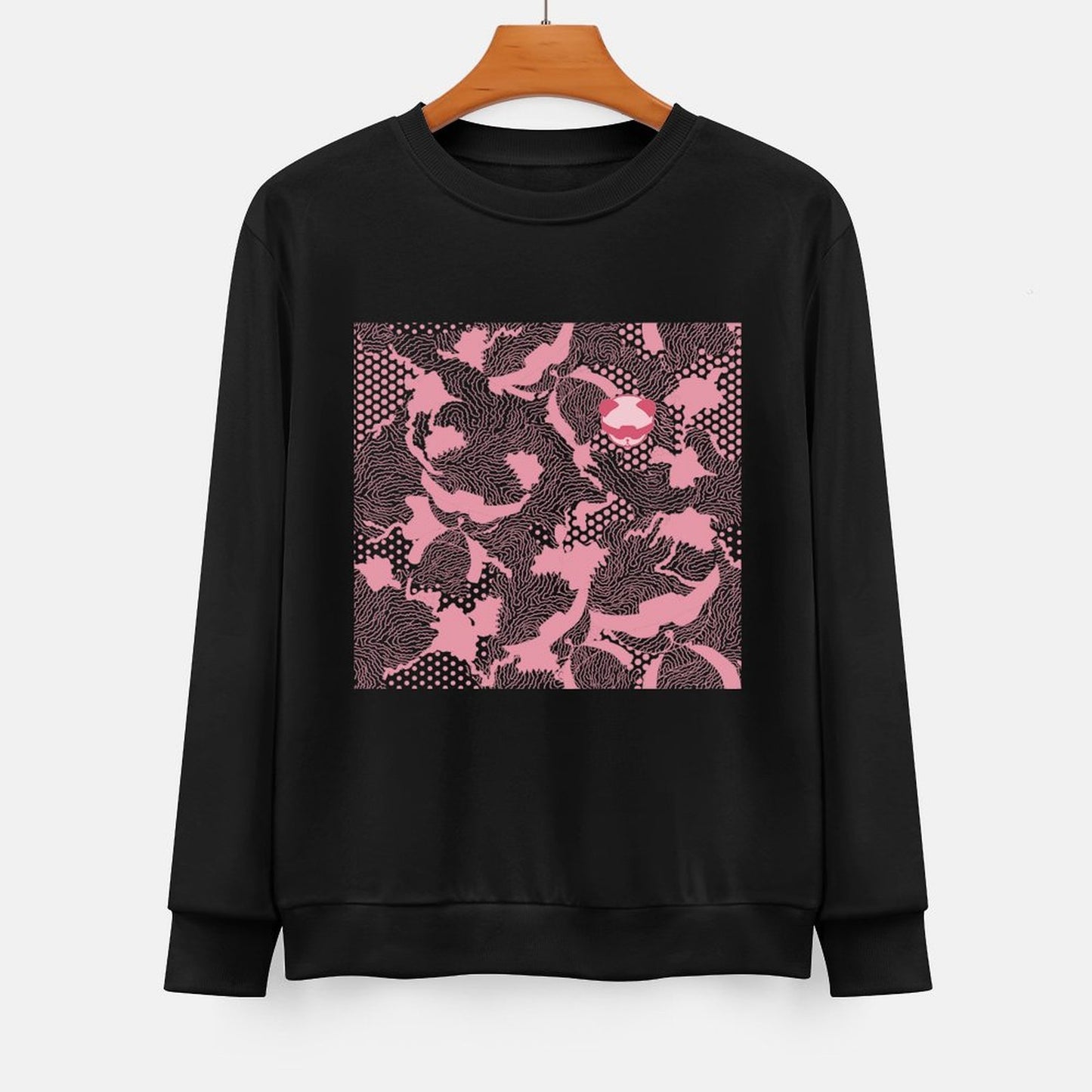 IPIB 250g Crew Neck Long Sleeve Sweatshirt Front GraphicCrew Neck Long Sleeve Sweatshirt6000030-1