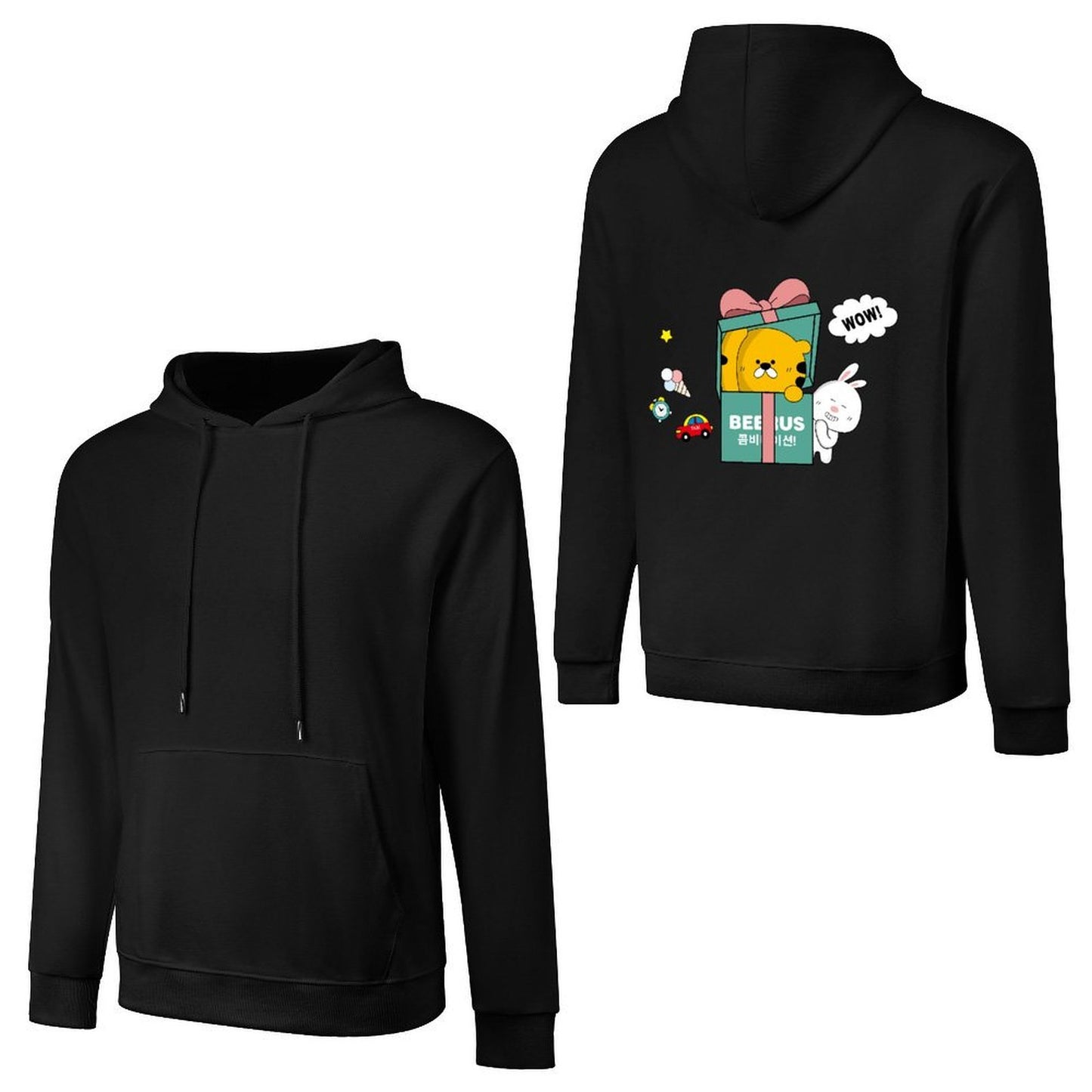Inkmay Beerus Hoodie 250g crew neck HoodiePlain RefinedHoodie