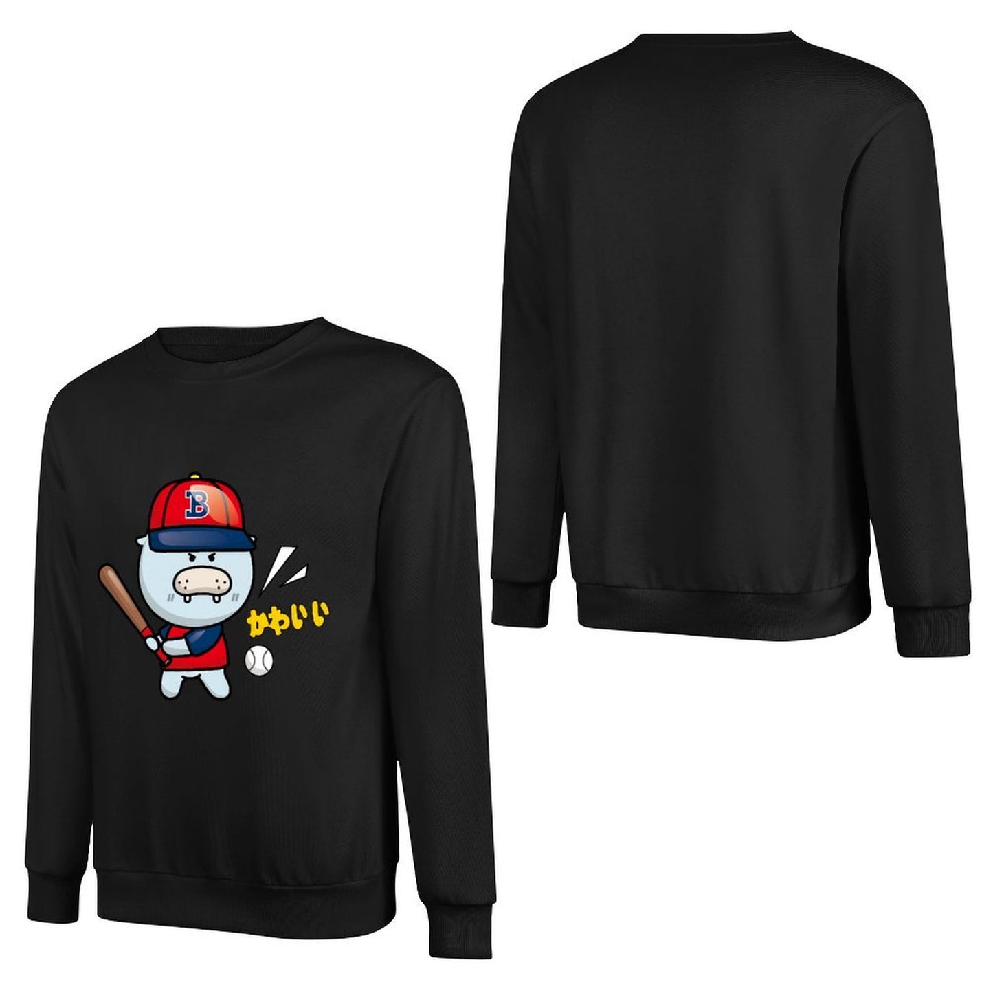IPBR 250g Crew Neck Long Sleeve Sweatshirt Front GraphicCrew Neck Long Sleeve Sweatshirt4001369