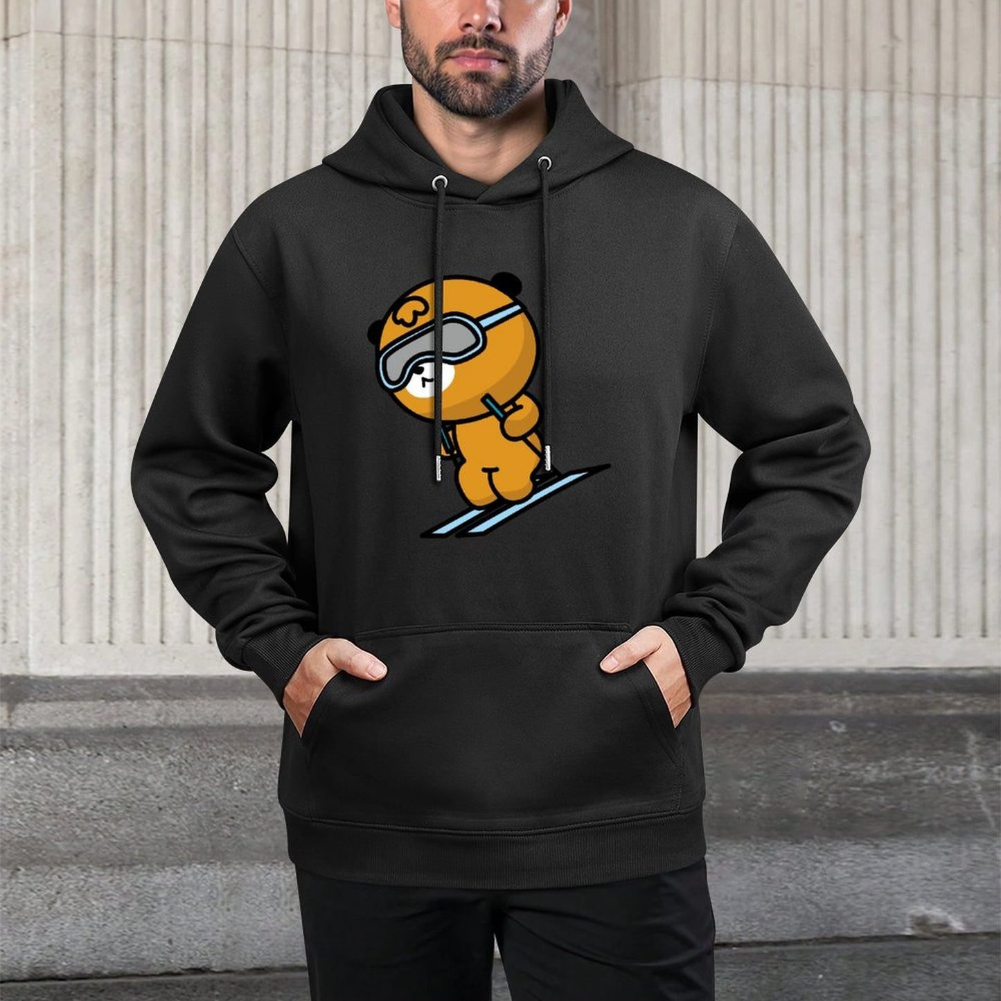 IPBR 250g Hooded Pocket Sweatshirt Front GraphicMen's Hooded  Sweatshirt4000034