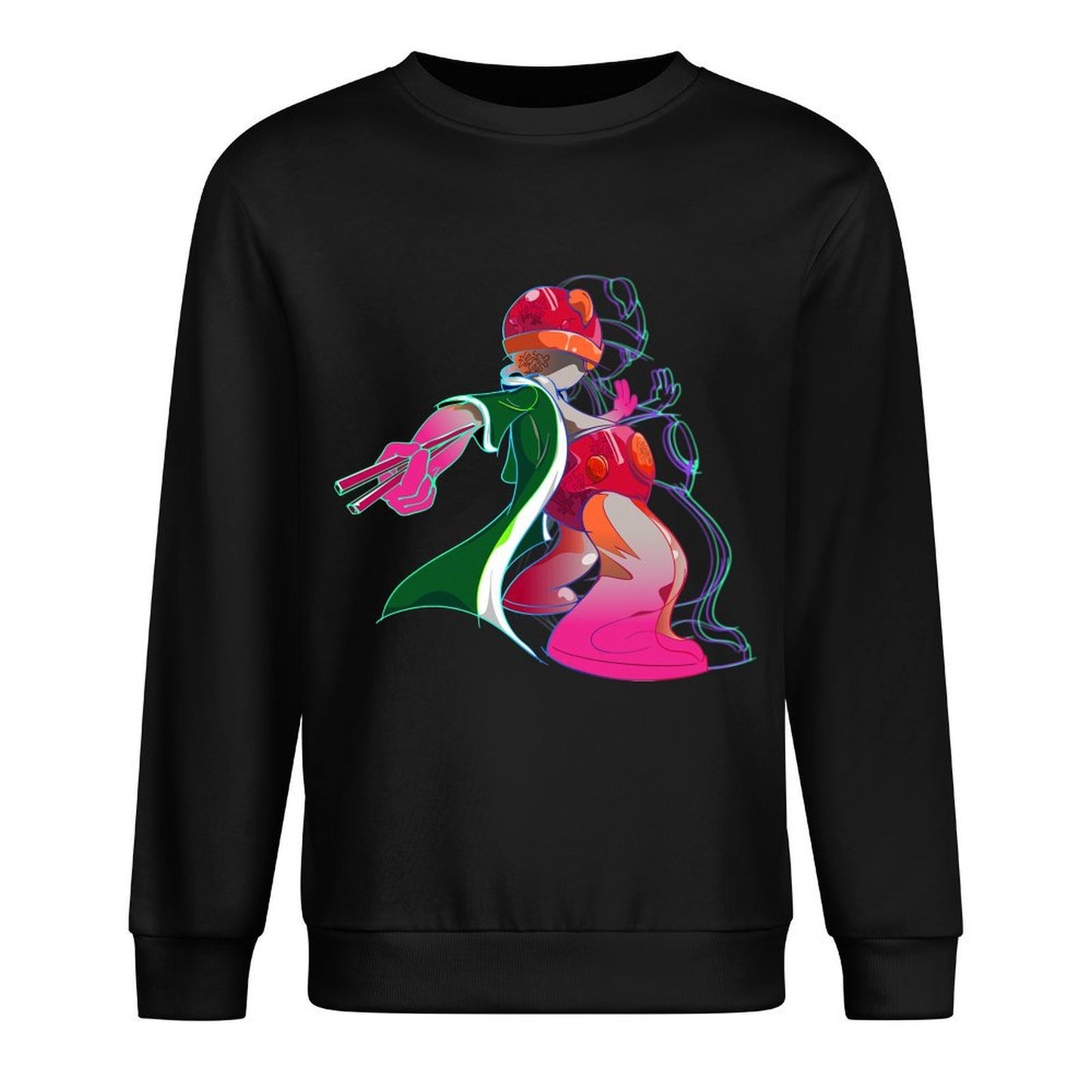 IPIB 250g Crew Neck Long Sleeve Sweatshirt Front GraphicCrew Neck Long Sleeve Sweatshirt6000009-4