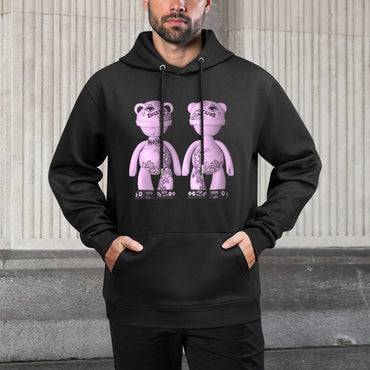 IPIB 250g Hooded Pocket Sweatshirt Front GraphicMen's Hooded  Sweatshirt6000082-4