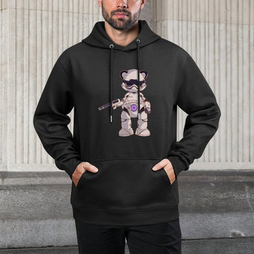 IPIB 250g Hooded Pocket Sweatshirt Front GraphicMen's Hooded  Sweatshirt6000060-1