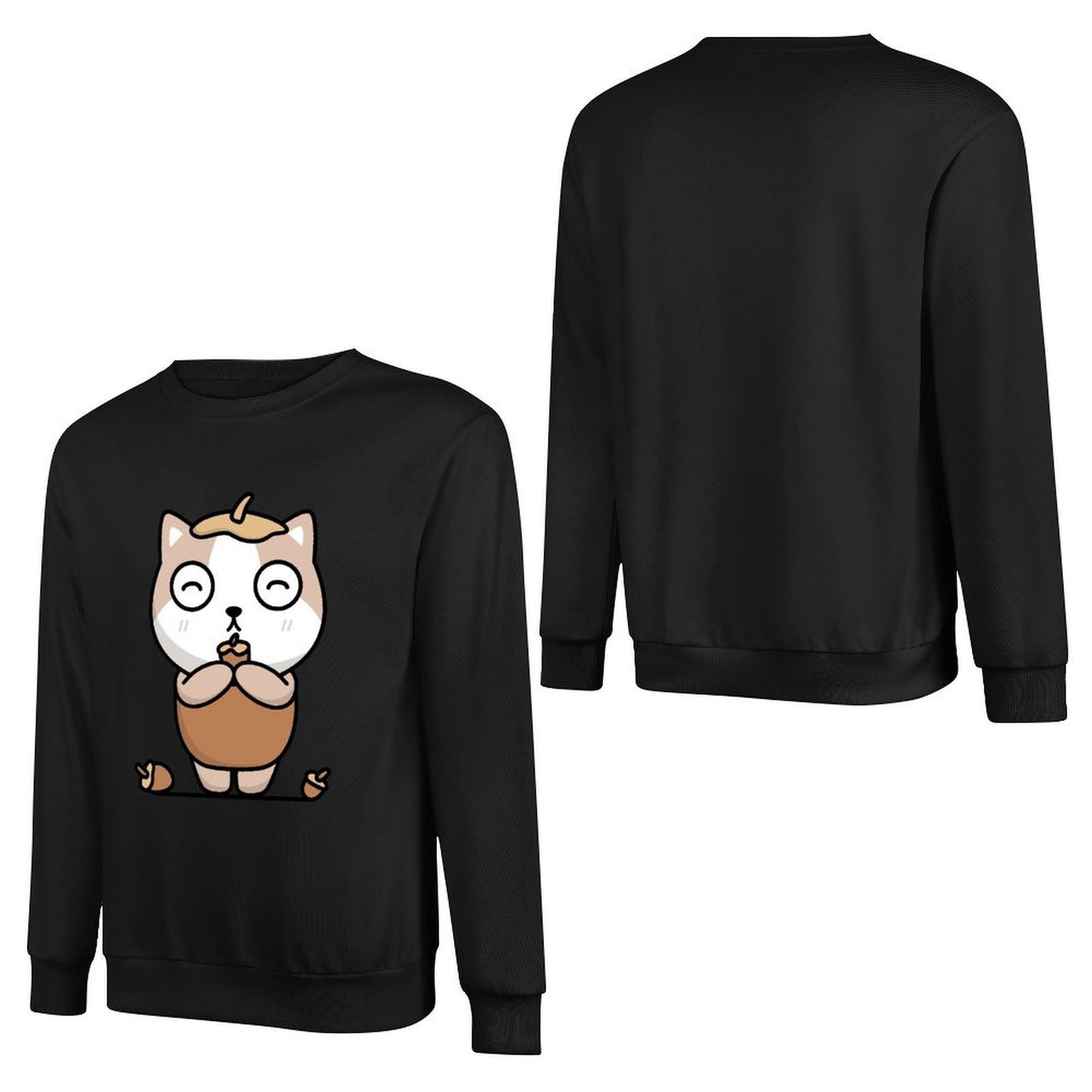 IPBR 250g Crew Neck Long Sleeve Sweatshirt Front GraphicCrew Neck Long Sleeve Sweatshirt4000103