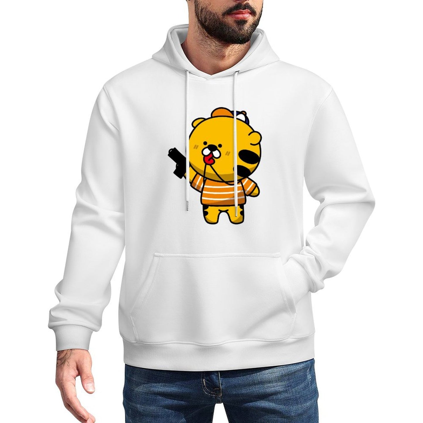 IPBR 250g Hooded Pocket Sweatshirt Front GraphicMen's Hooded  Sweatshirt4000290