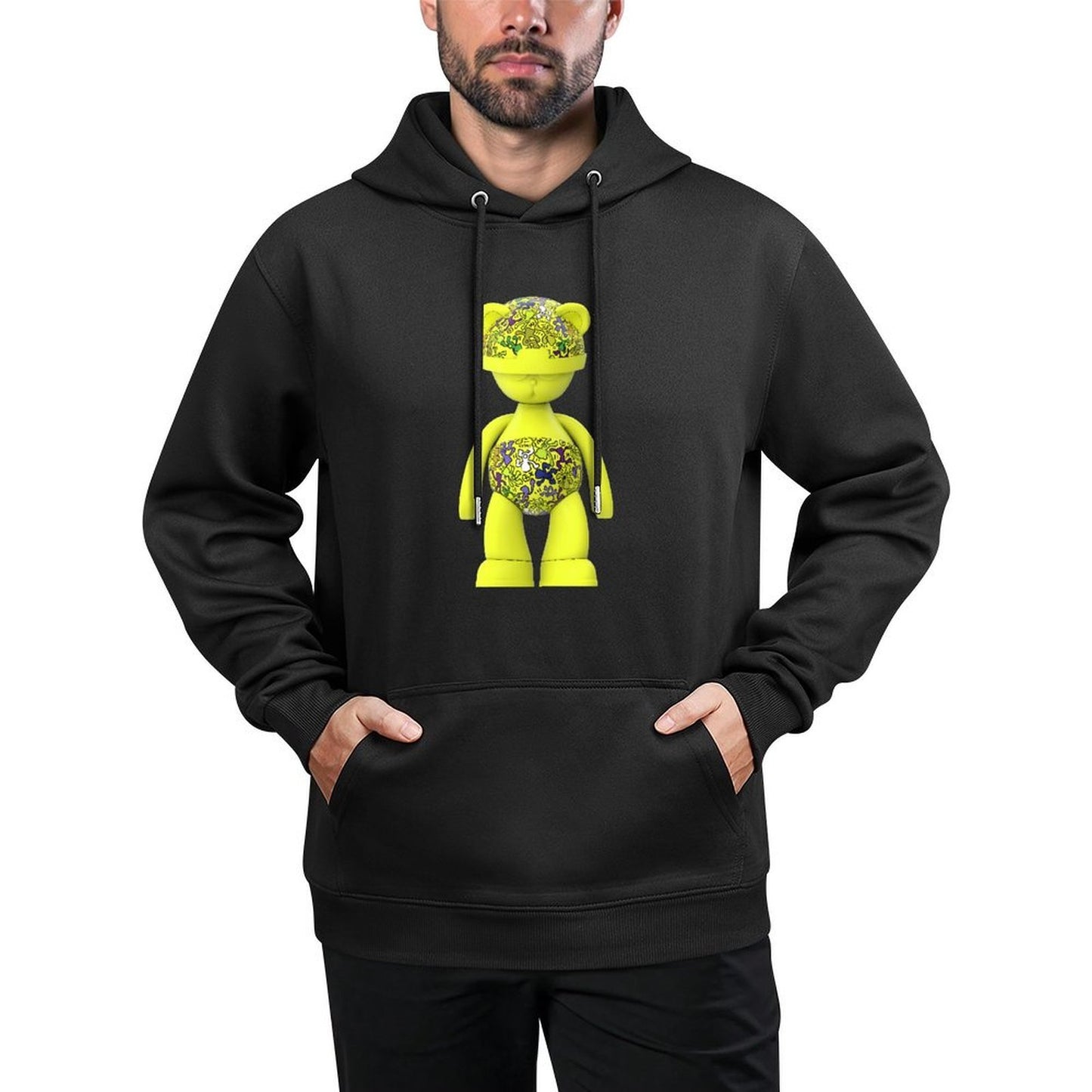 IPIB 250g Hooded Pocket Sweatshirt Front GraphicMen's Hooded  Sweatshirt6000071-7