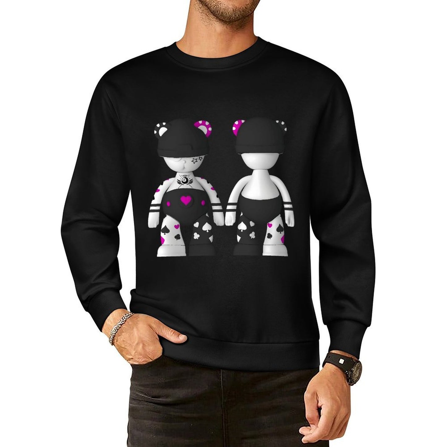 IPIB 250g Crew Neck Long Sleeve Sweatshirt Front GraphicCrew Neck Long Sleeve Sweatshirt6000094-3