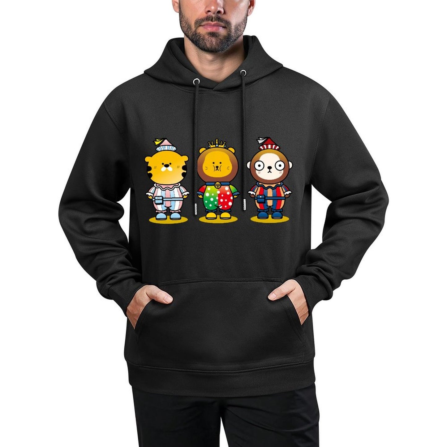 IPBR 250g Hooded Pocket Sweatshirt Front GraphicMen's Hooded  Sweatshirt4000710