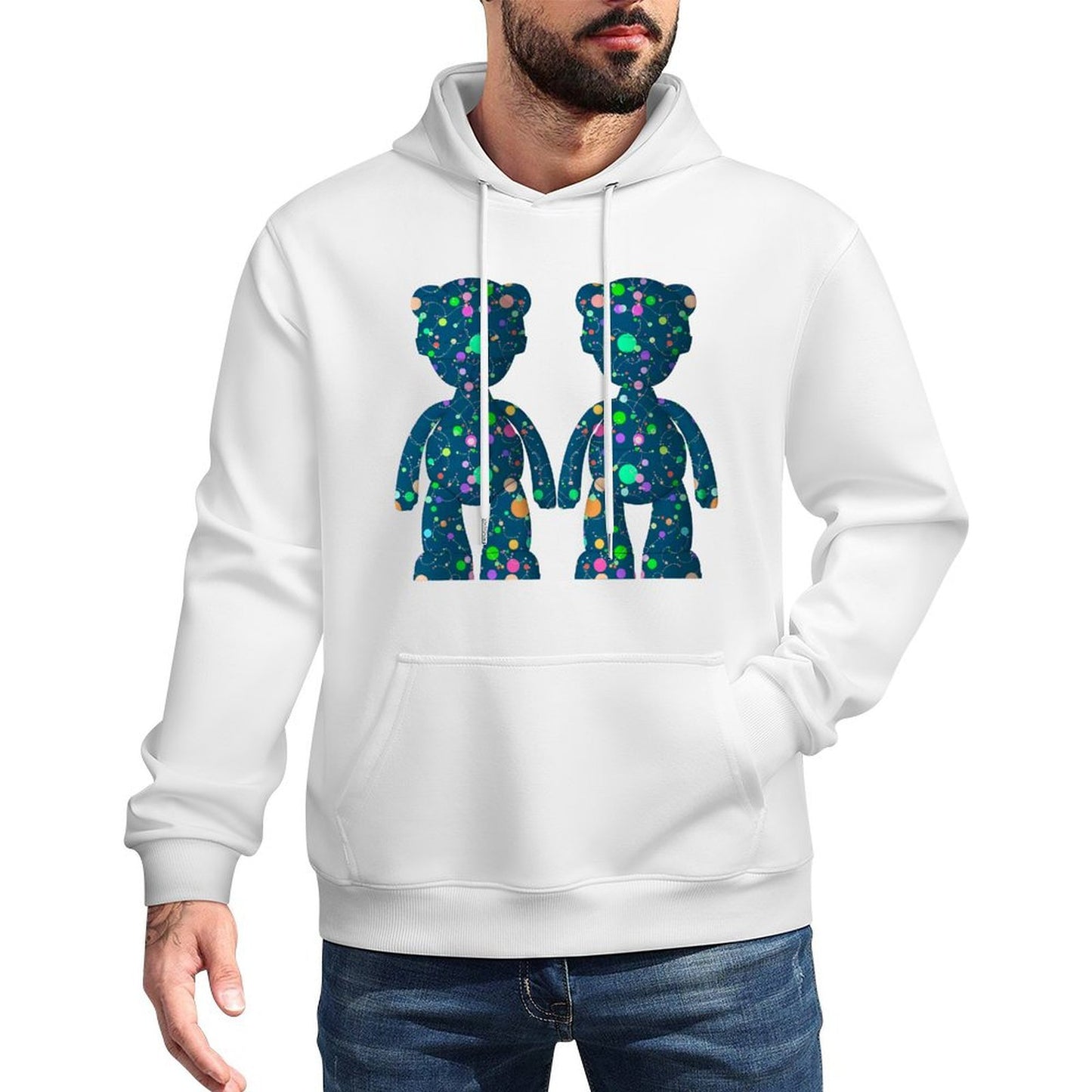 IPIB 250g Hooded Pocket Sweatshirt Front GraphicMen's Hooded  Sweatshirt6000092-3