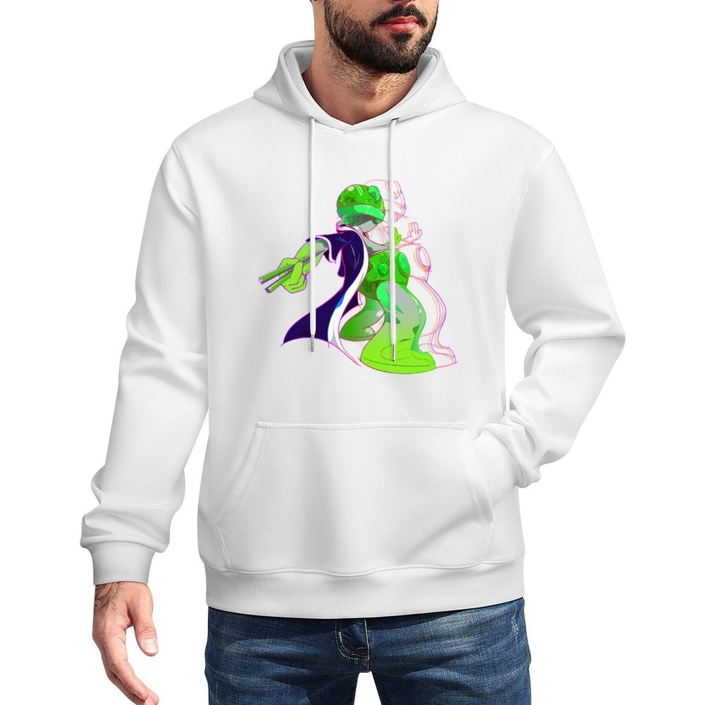 IPIB 250g Hooded Pocket Sweatshirt Front GraphicMen's Hooded  Sweatshirt6000009-7