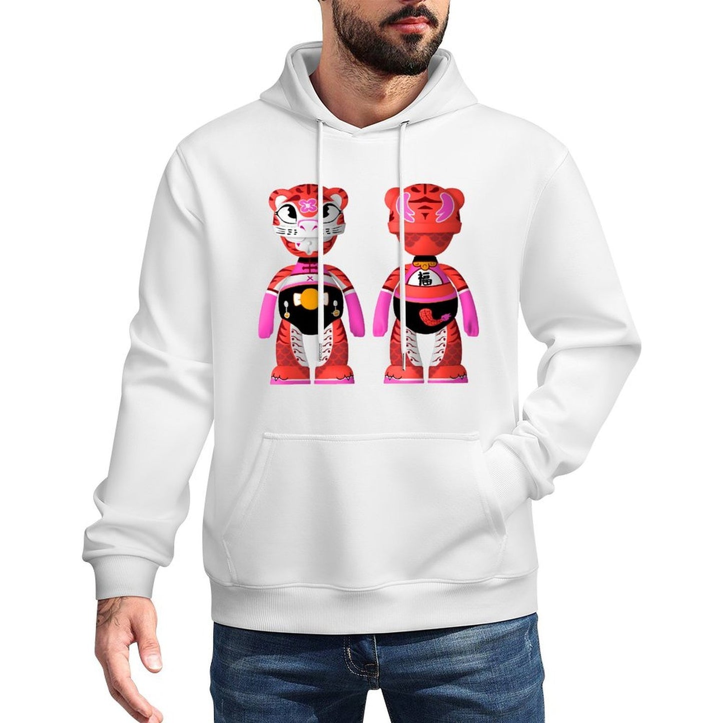 IPIB 250g Hooded Pocket Sweatshirt Front GraphicMen's Hooded  Sweatshirt6000076-2