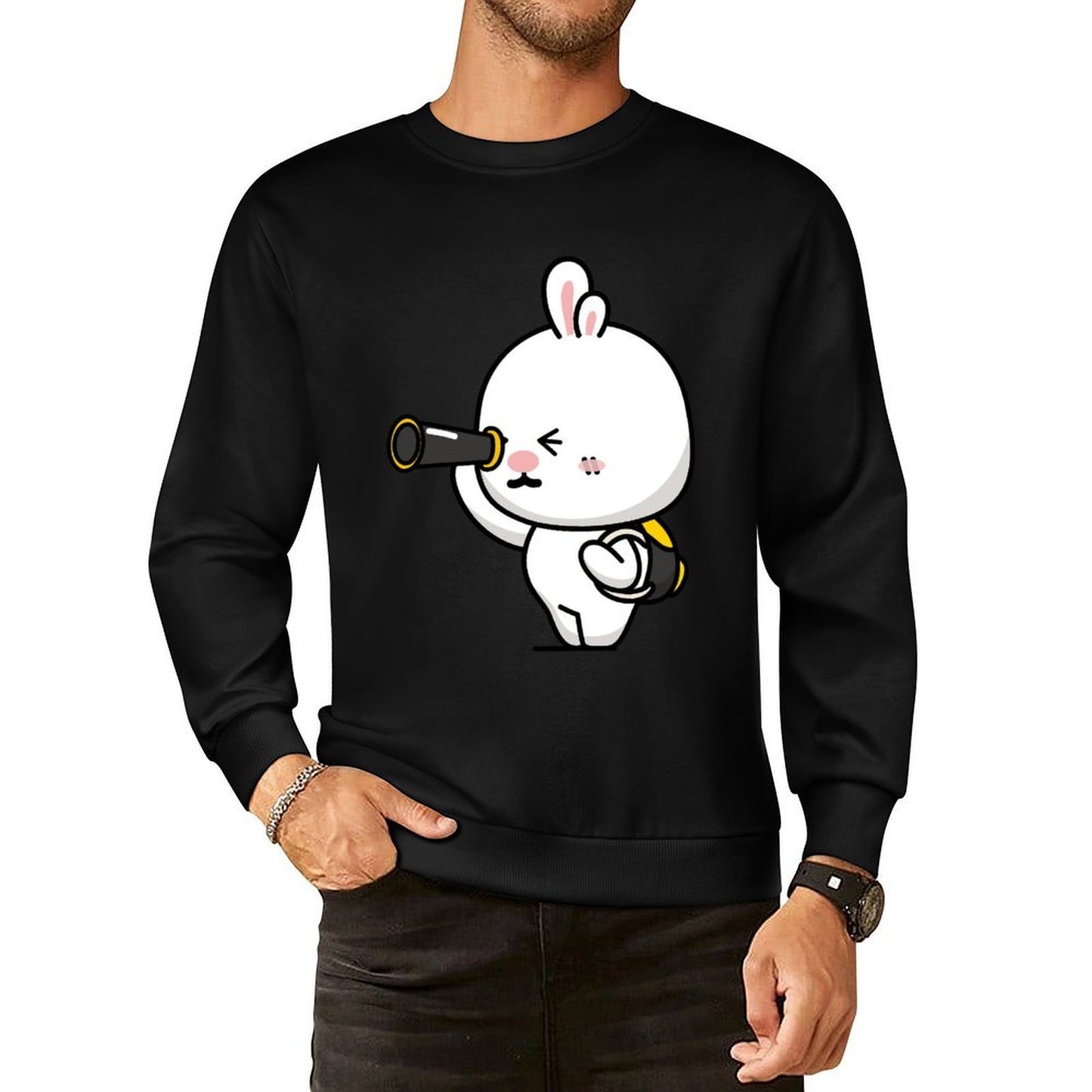 IPBR 250g Crew Neck Long Sleeve Sweatshirt Front GraphicCrew Neck Long Sleeve Sweatshirt4000246