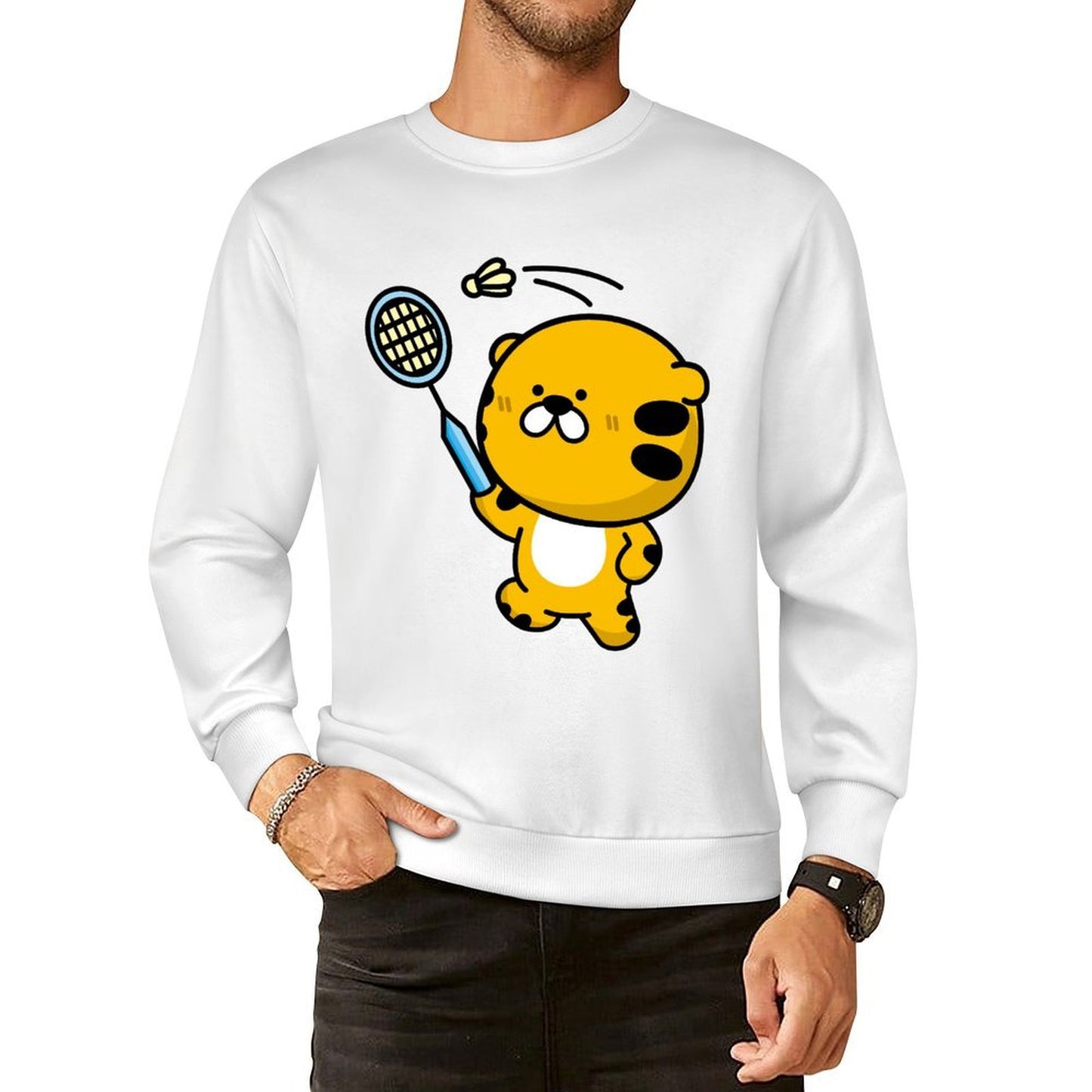 Front Patterned Long Sleeve TopSport Studio