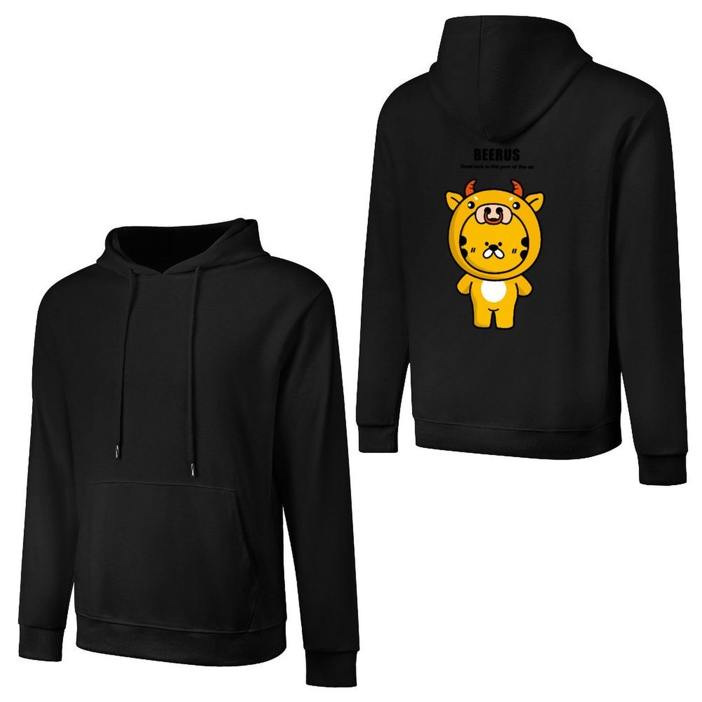 Inkmay Beerus Hoodie 250g crew neck Hoodie100% Cotton Double-StitchedHoodie