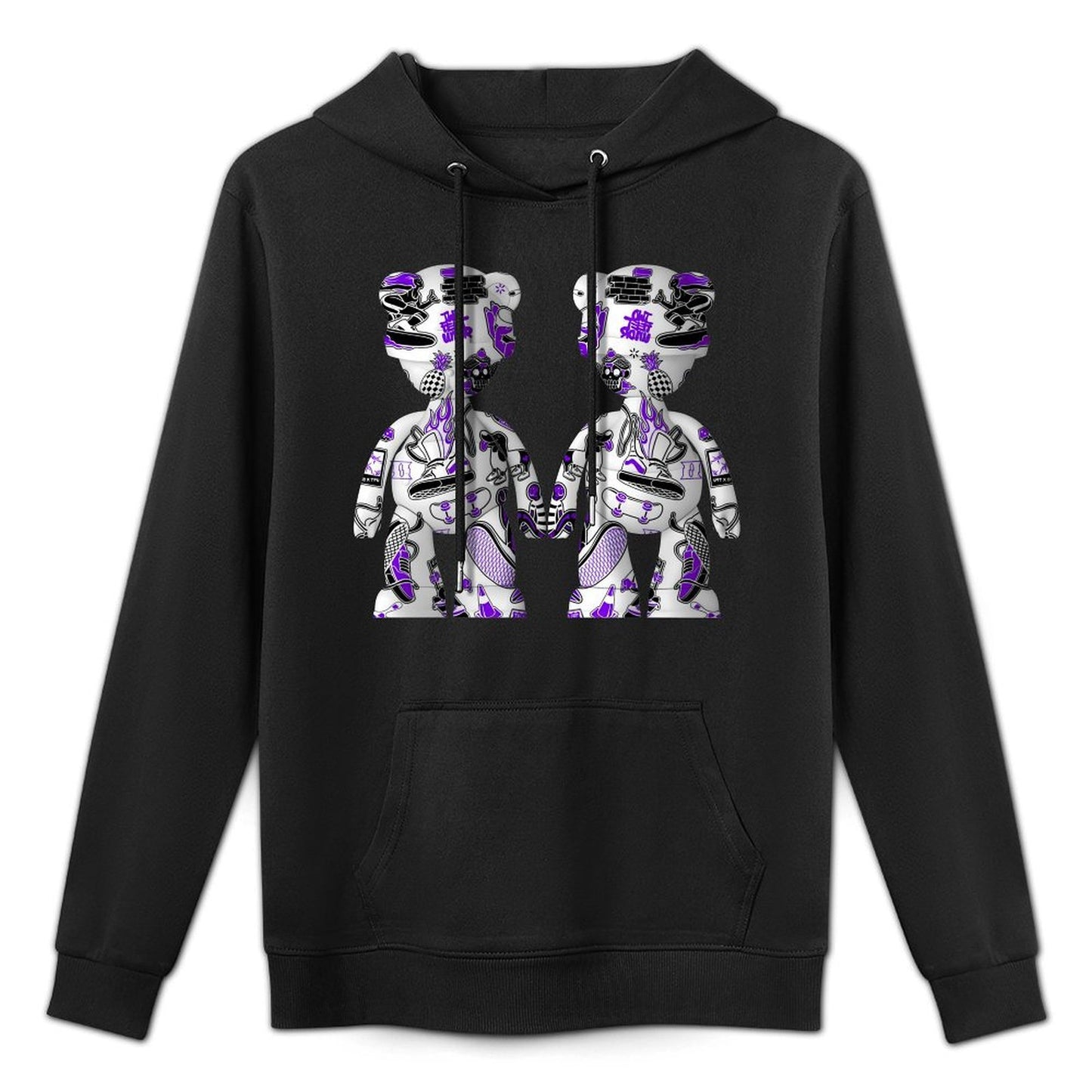 IPIB 250g Hooded Pocket Sweatshirt Front GraphicMen's Hooded  Sweatshirt6000085-1