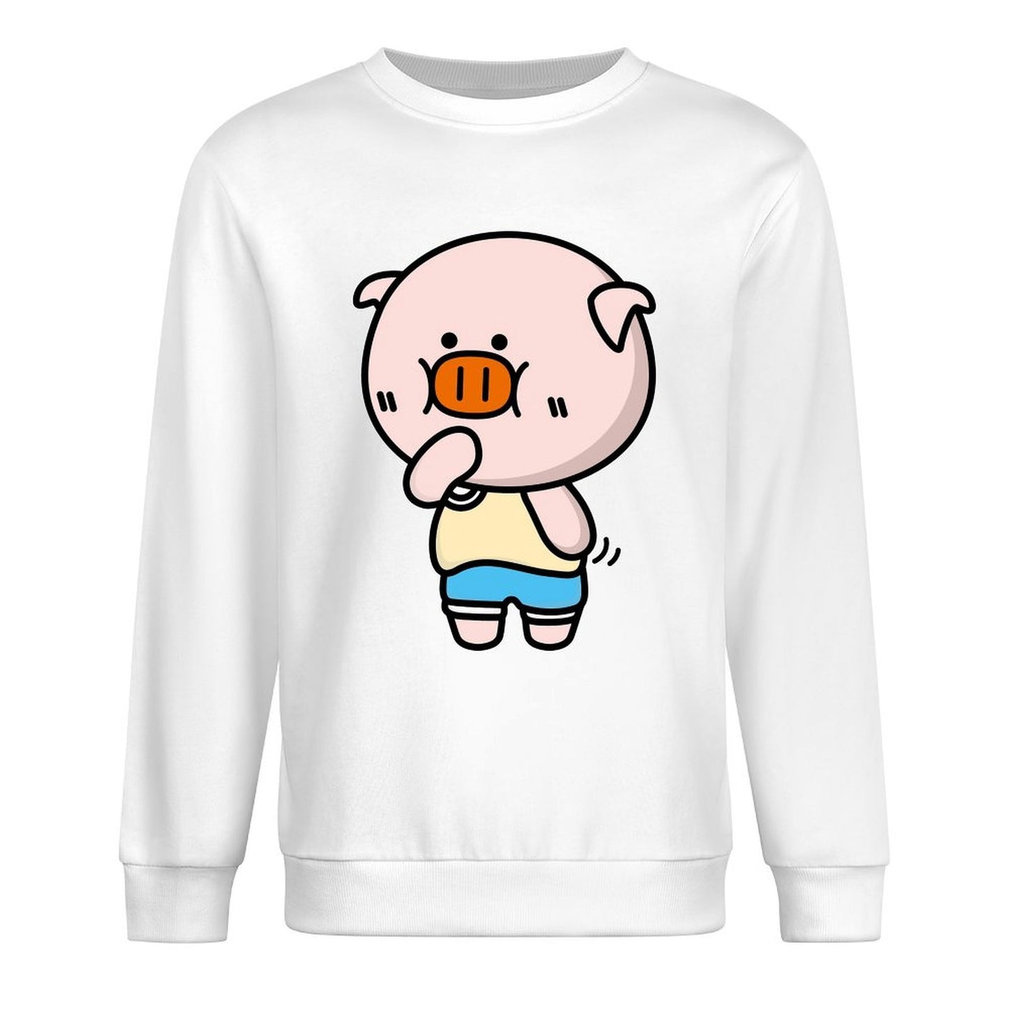 Front Patterned Long Sleeve TopNeat Regular