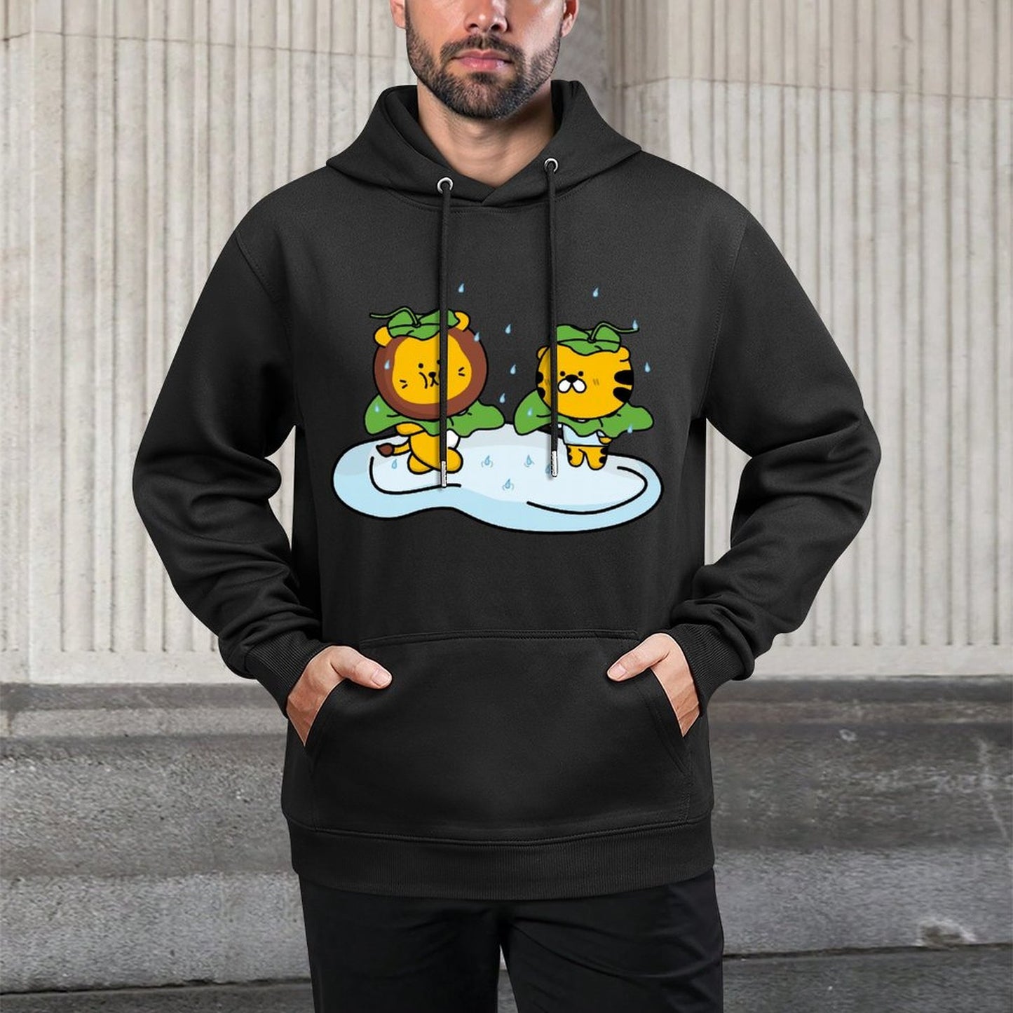 IPBR 250g Hooded Pocket Sweatshirt Front GraphicMen's Hooded  Sweatshirt4001335