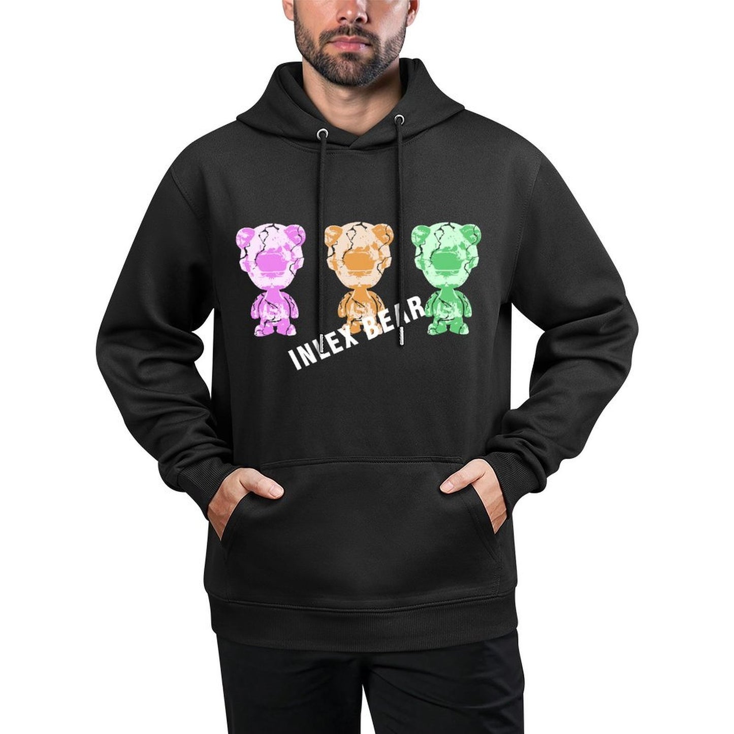 IPIB 250g Hooded Pocket Sweatshirt Front GraphicMen's Hooded  Sweatshirt6000050-8