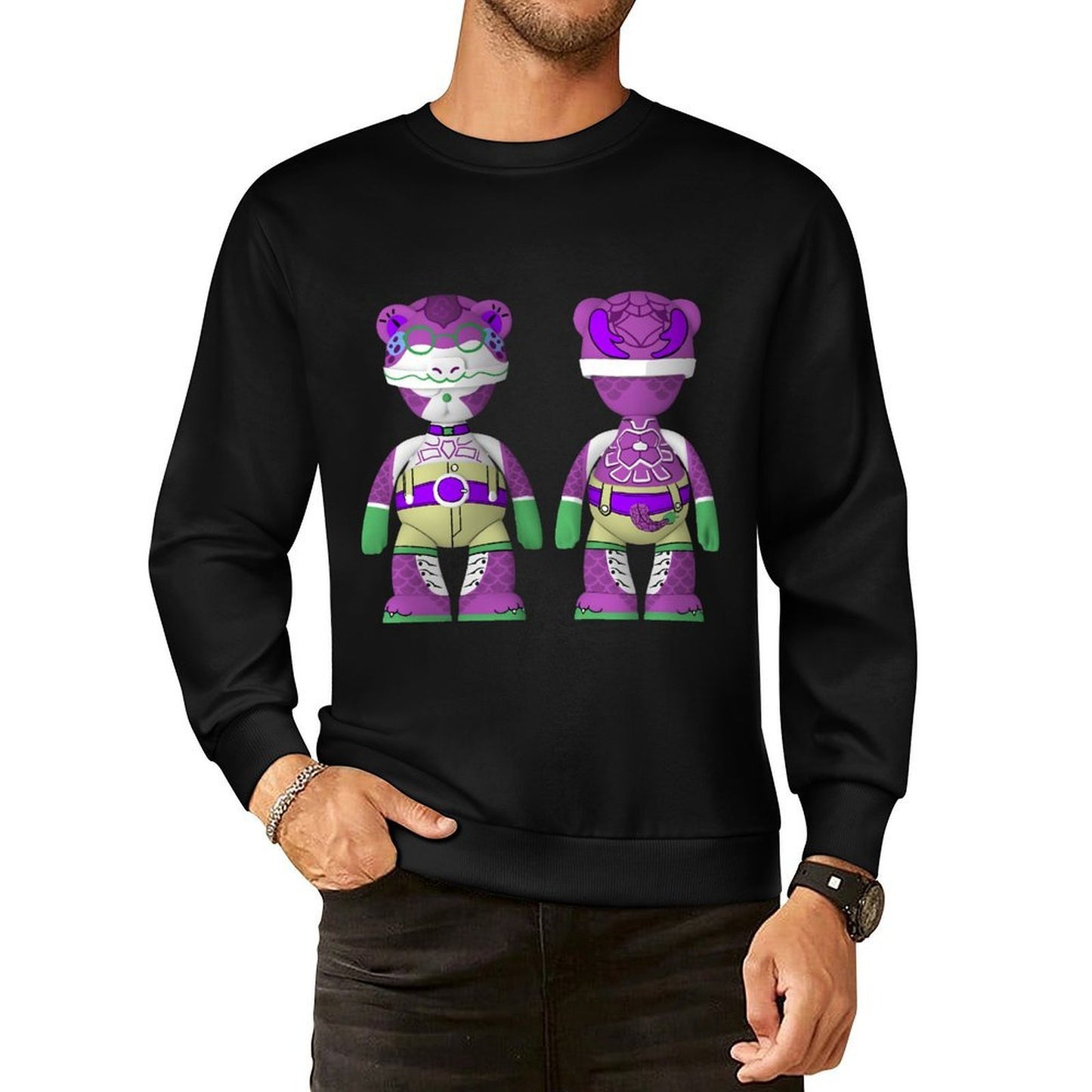 IPIB 250g Crew Neck Long Sleeve Sweatshirt Front GraphicCrew Neck Long Sleeve Sweatshirt6000075-2