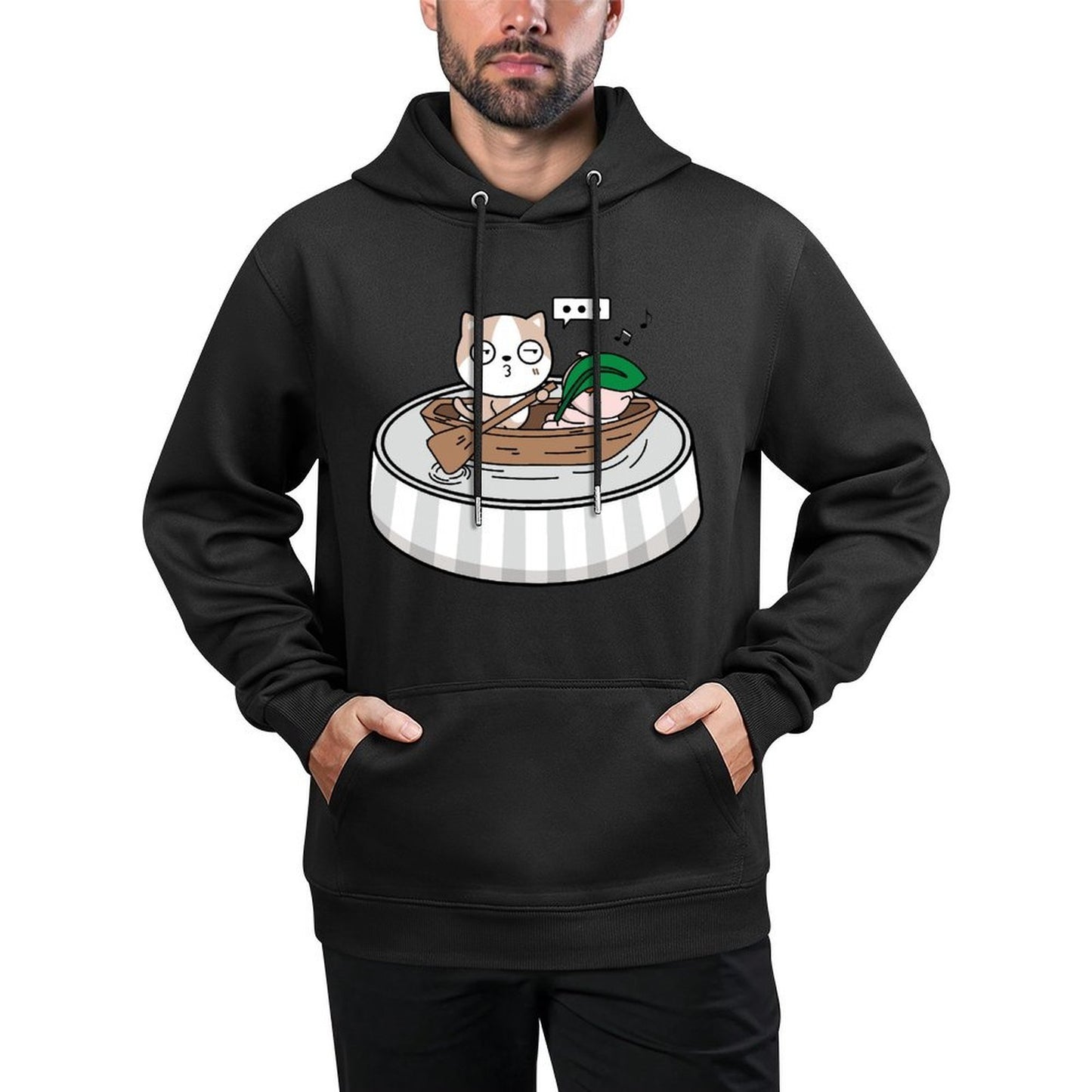 IPBR 250g Hooded Pocket Sweatshirt Front GraphicMen's Hooded  Sweatshirt4003916