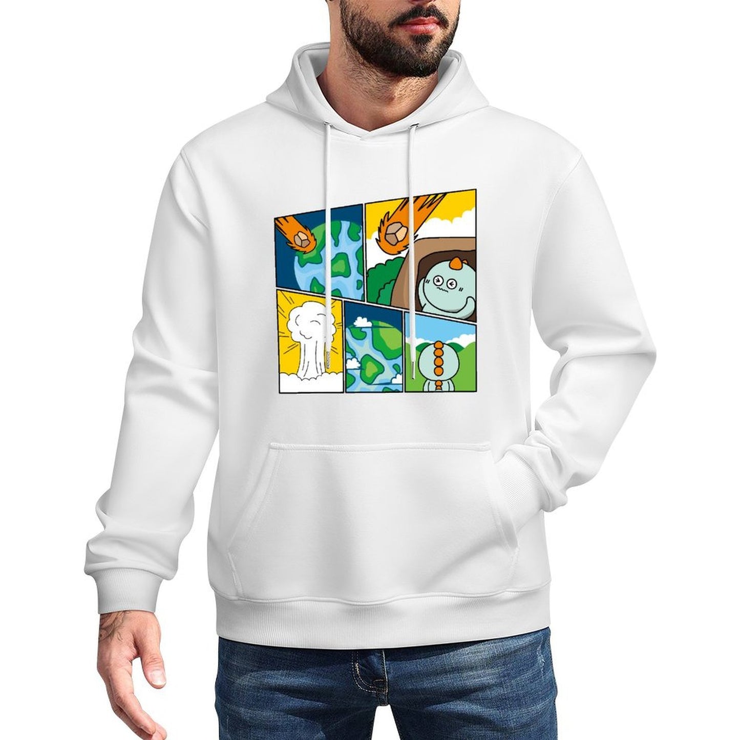 IPBR 250g Hooded Pocket Sweatshirt Front GraphicMen's Hooded  Sweatshirt4001341