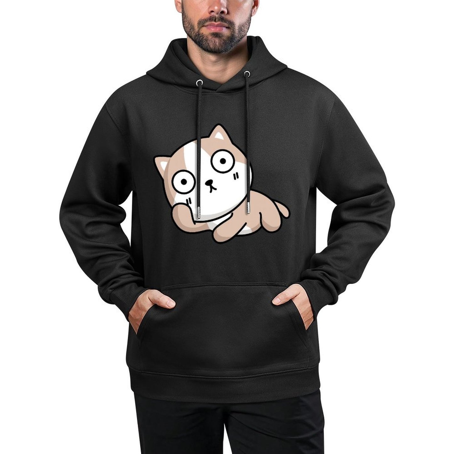 IPBR 250g Hooded Pocket Sweatshirt Front GraphicMen's Hooded  Sweatshirt4000399