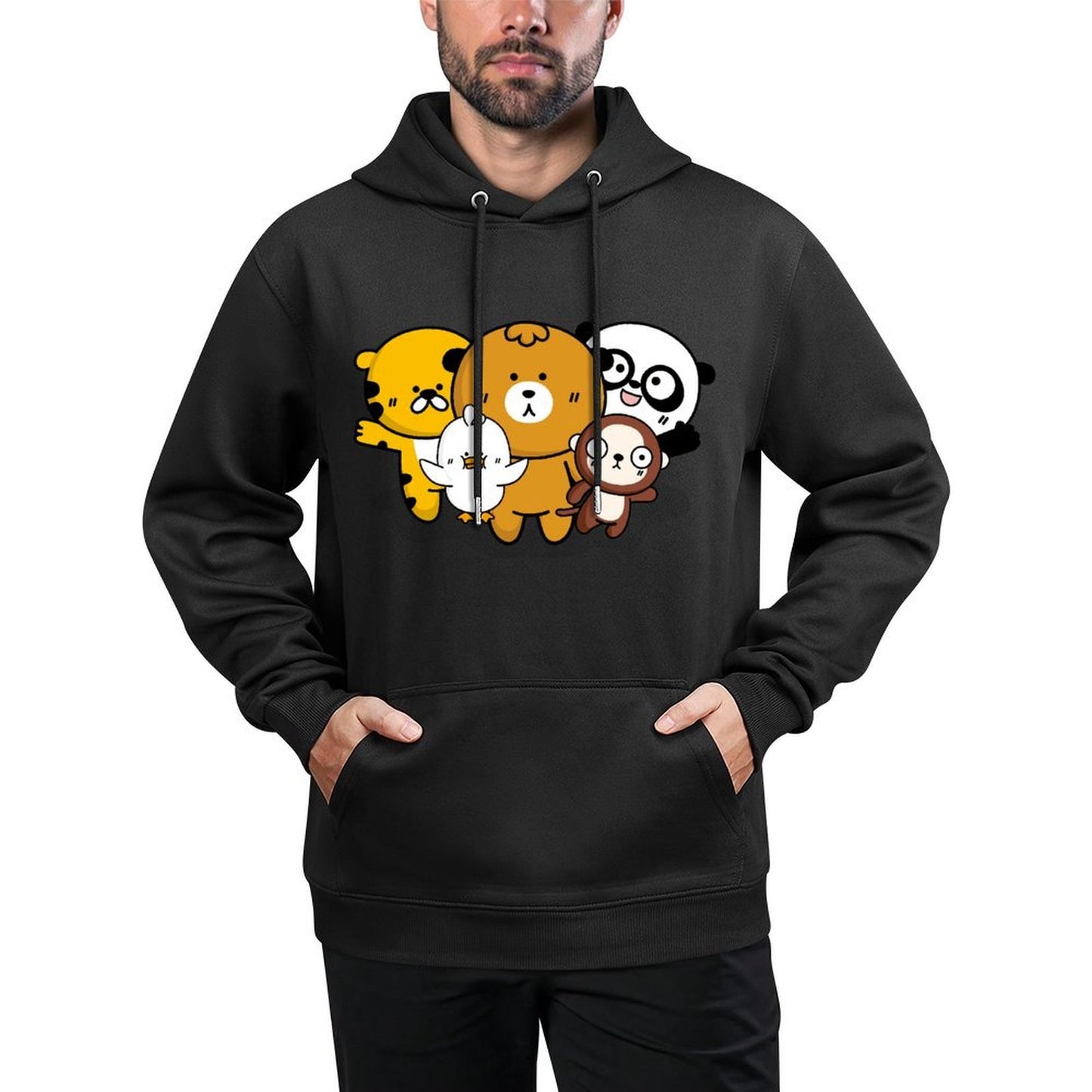 IPBR 250g Hooded Pocket Sweatshirt Front GraphicMen's Hooded  Sweatshirt4000367