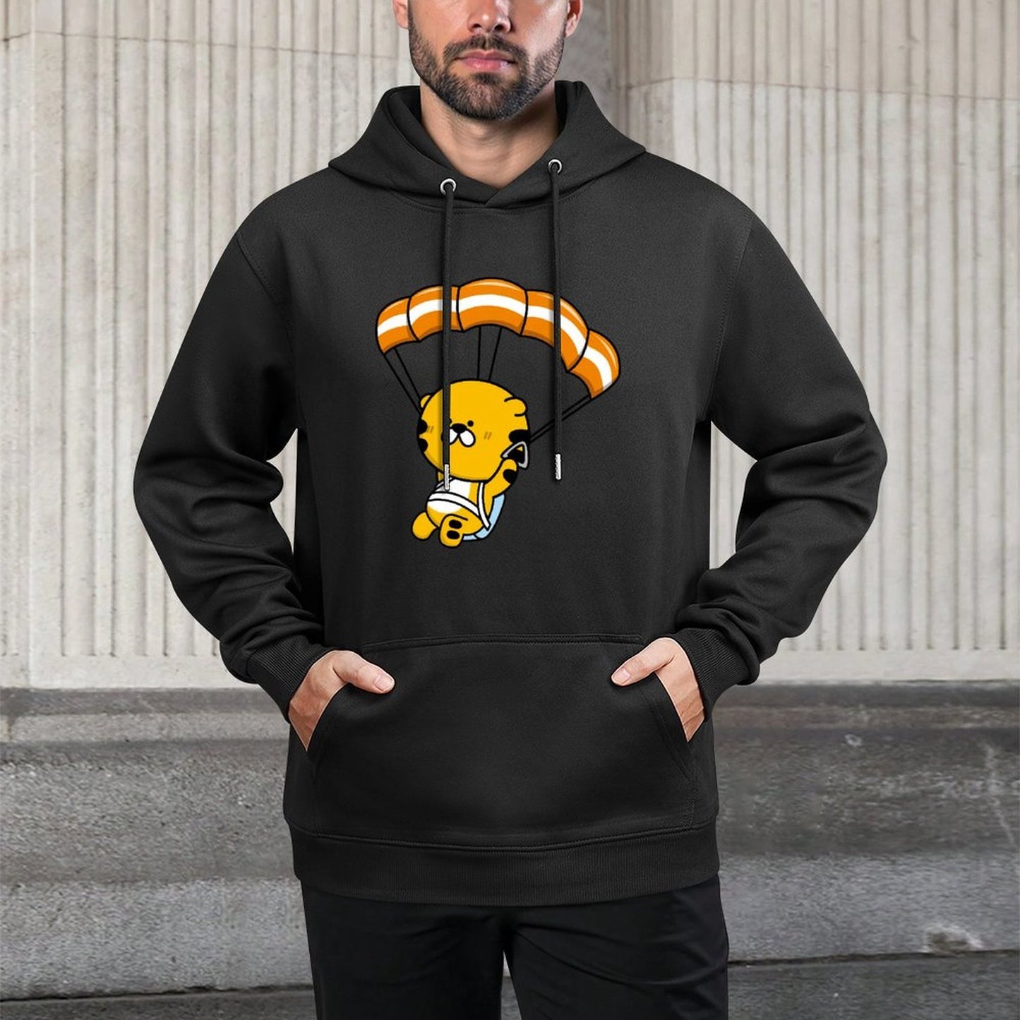 IPBR 250g Hooded Pocket Sweatshirt Front GraphicMen's Hooded  Sweatshirt4000016