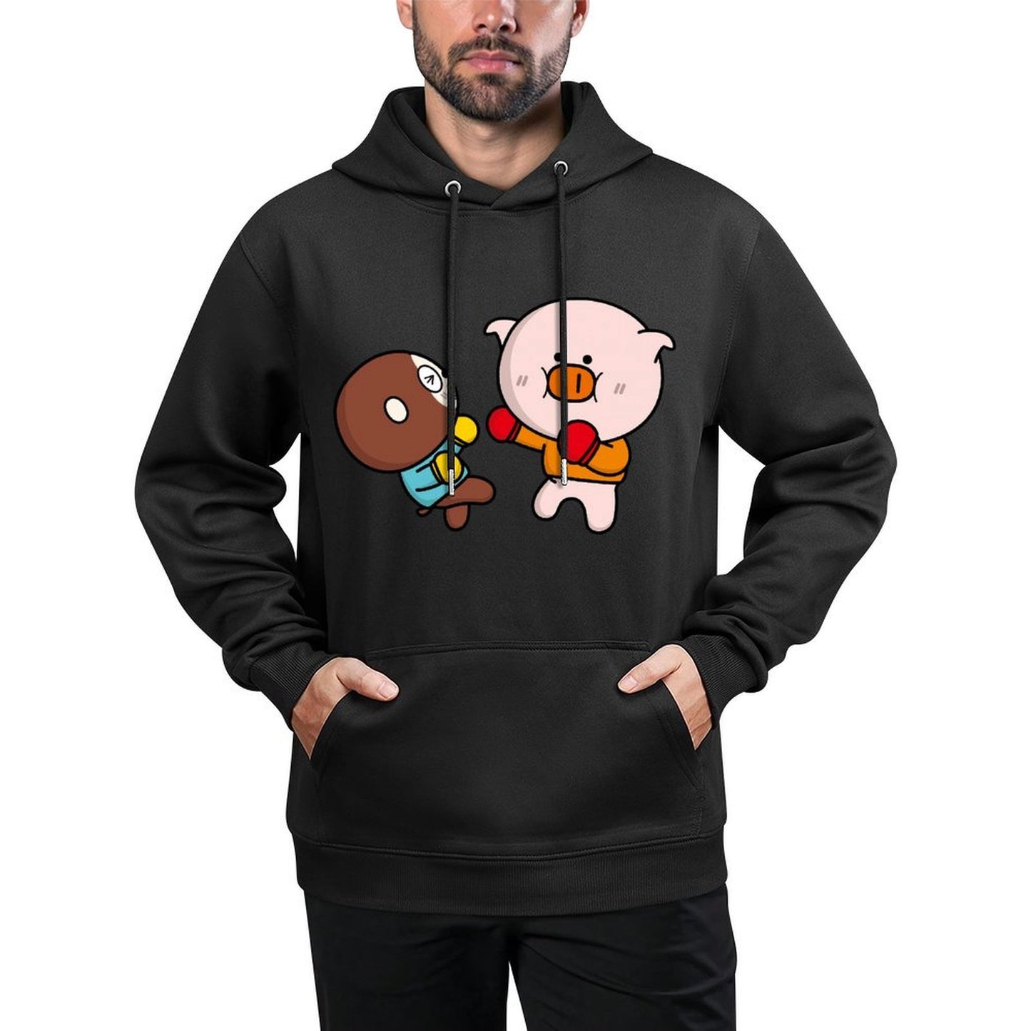 IPBR 250g Hooded Pocket Sweatshirt Front GraphicMen's Hooded  Sweatshirt4000894