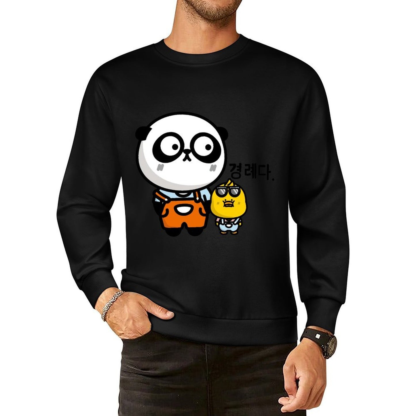 IPBR 250g Crew Neck Long Sleeve Sweatshirt Front GraphicCrew Neck Long Sleeve Sweatshirt4001138