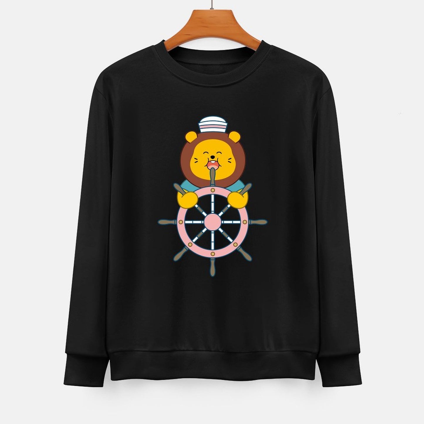 IPBR 250g Crew Neck Long Sleeve Sweatshirt Front GraphicCrew Neck Long Sleeve Sweatshirt4000794