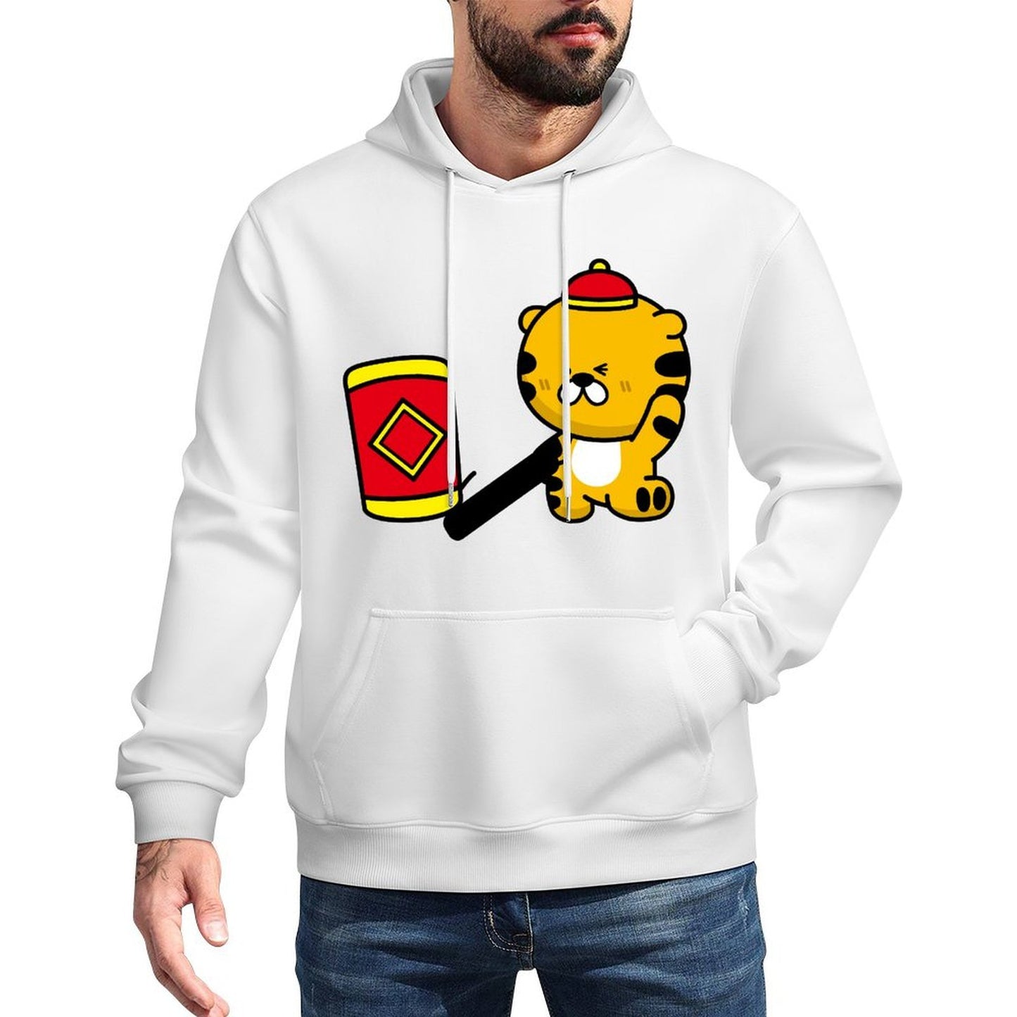 IPBR 250g Hooded Pocket Sweatshirt Front GraphicMen's Hooded  Sweatshirt4000211