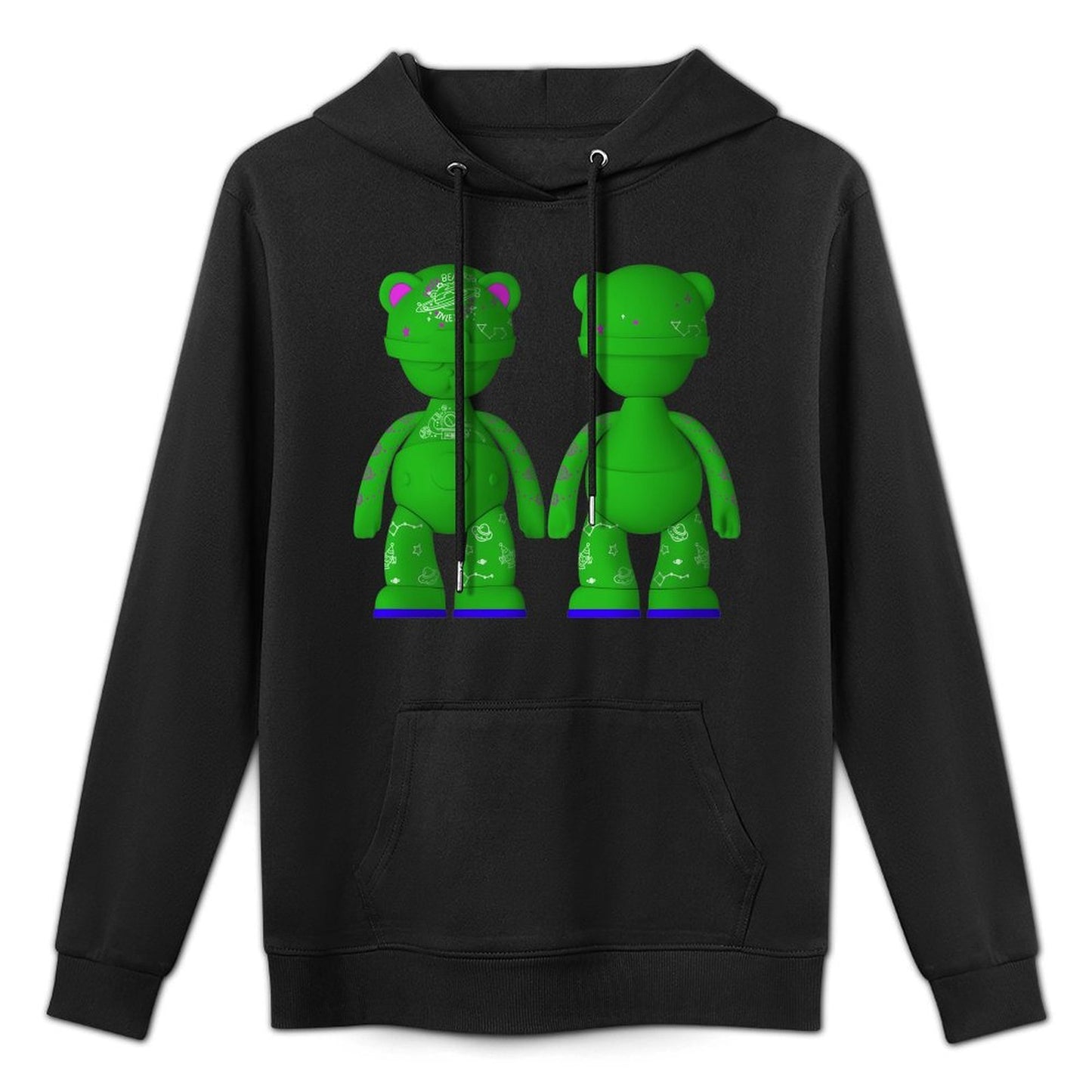 IPIB 250g Hooded Pocket Sweatshirt Front GraphicMen's Hooded  Sweatshirt6000086-6