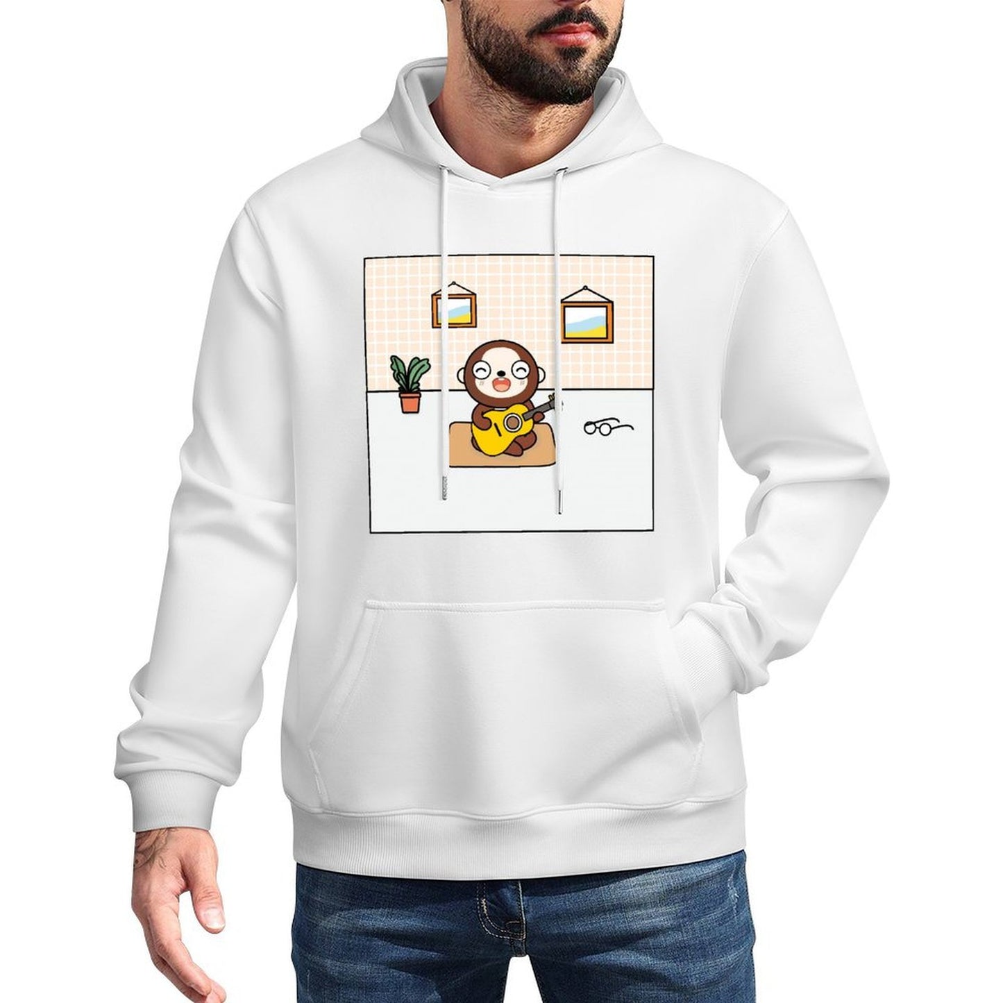 IPBR 250g Hooded Pocket Sweatshirt Front GraphicMen's Hooded  Sweatshirt4001469