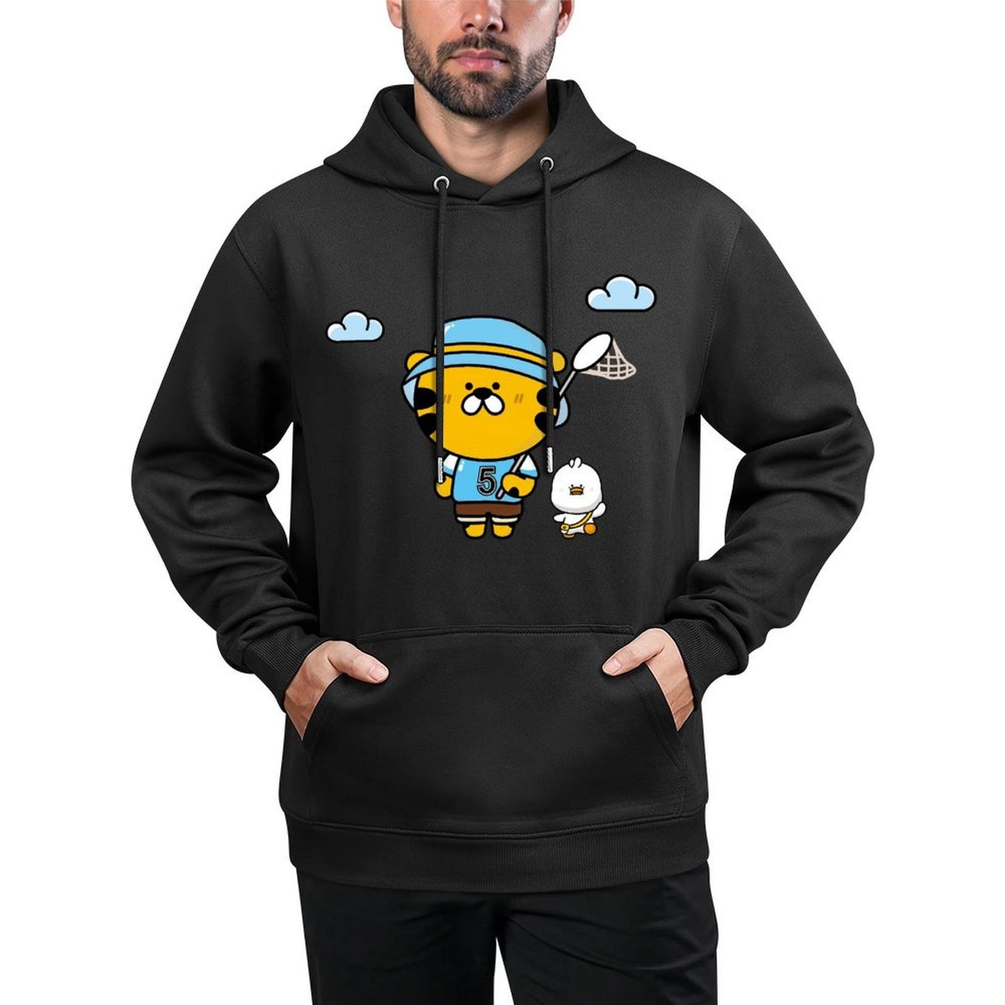 IPBR 250g Hooded Pocket Sweatshirt Front GraphicMen's Hooded  Sweatshirt4001580