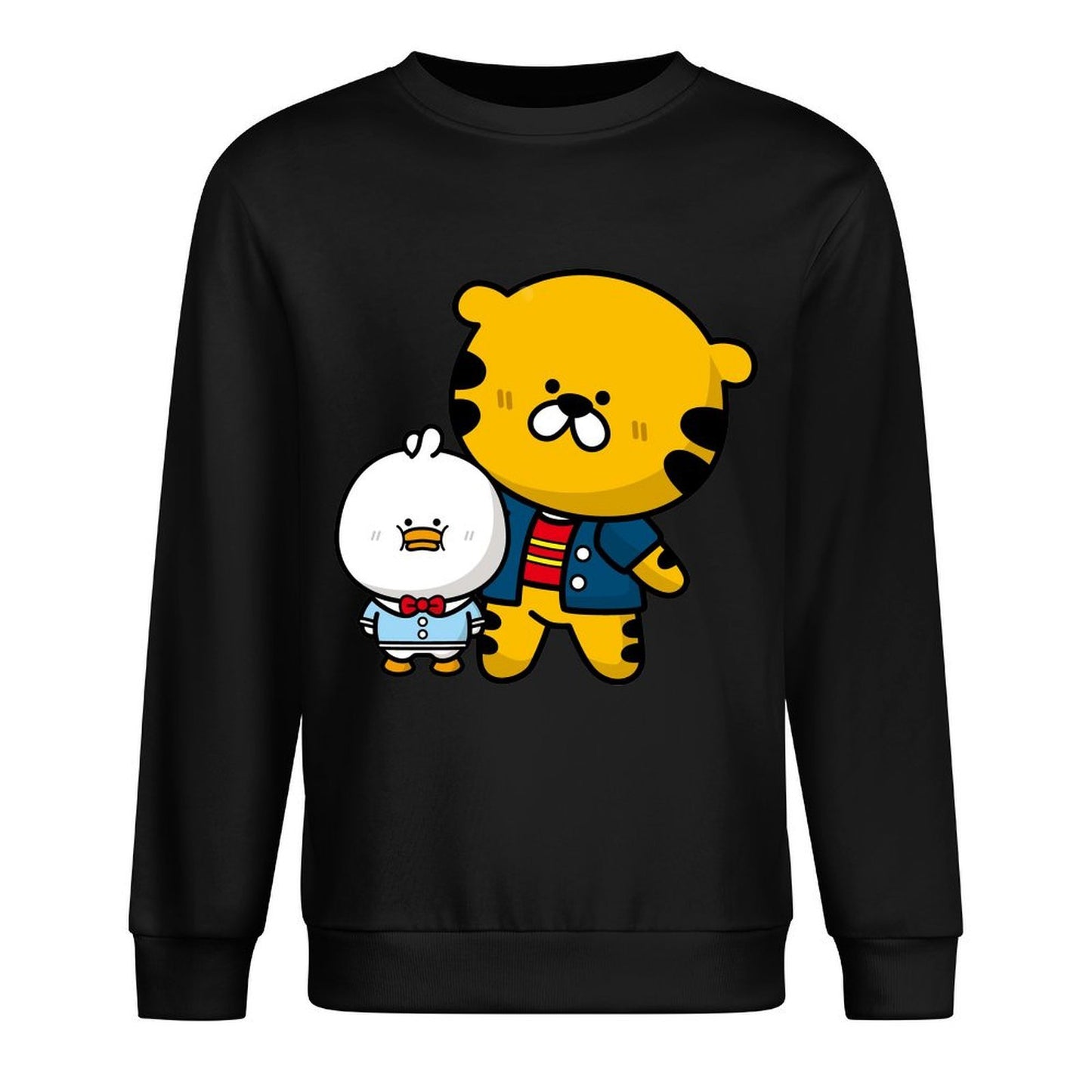 Front Patterned Long Sleeve TopBold Wrinkle-Free