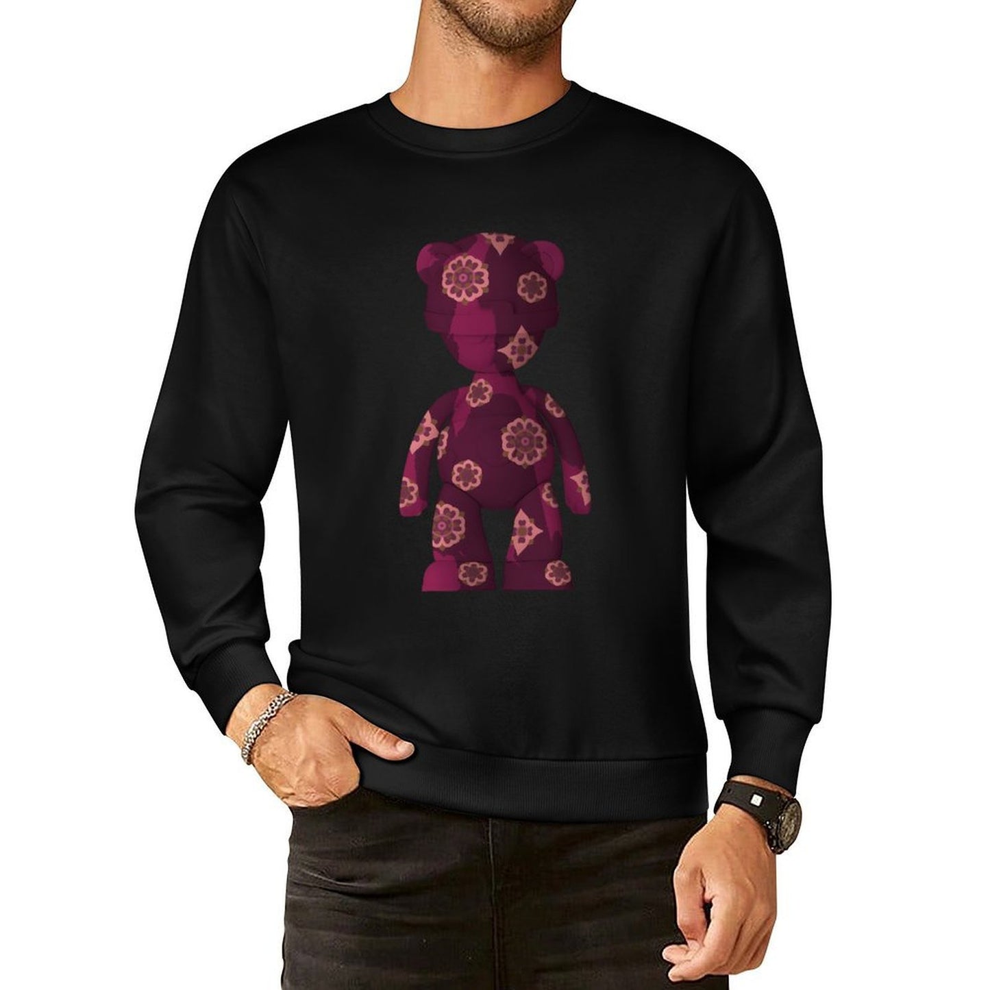 IPIB 250g Crew Neck Long Sleeve Sweatshirt Front GraphicCrew Neck Long Sleeve Sweatshirt6000104-2