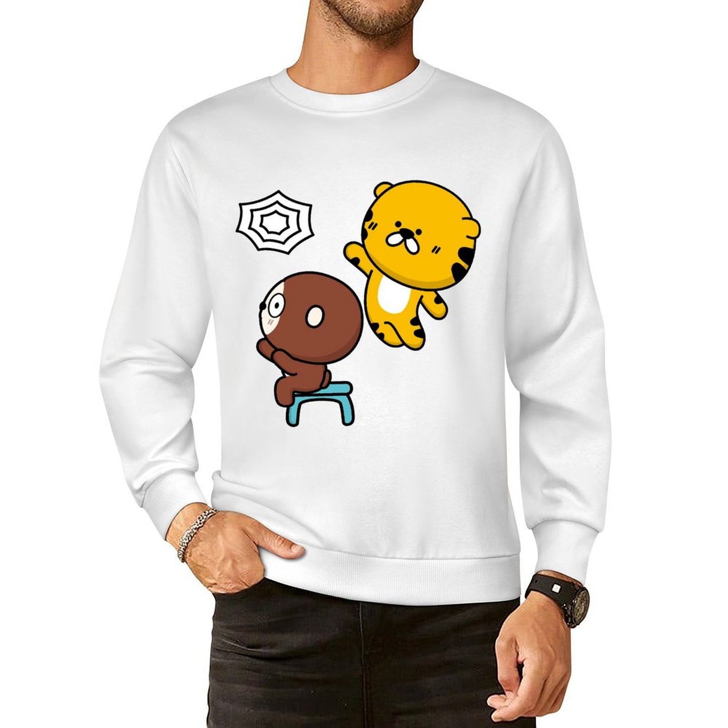 Front Patterned Long Sleeve TopEco-Conscious Fresh