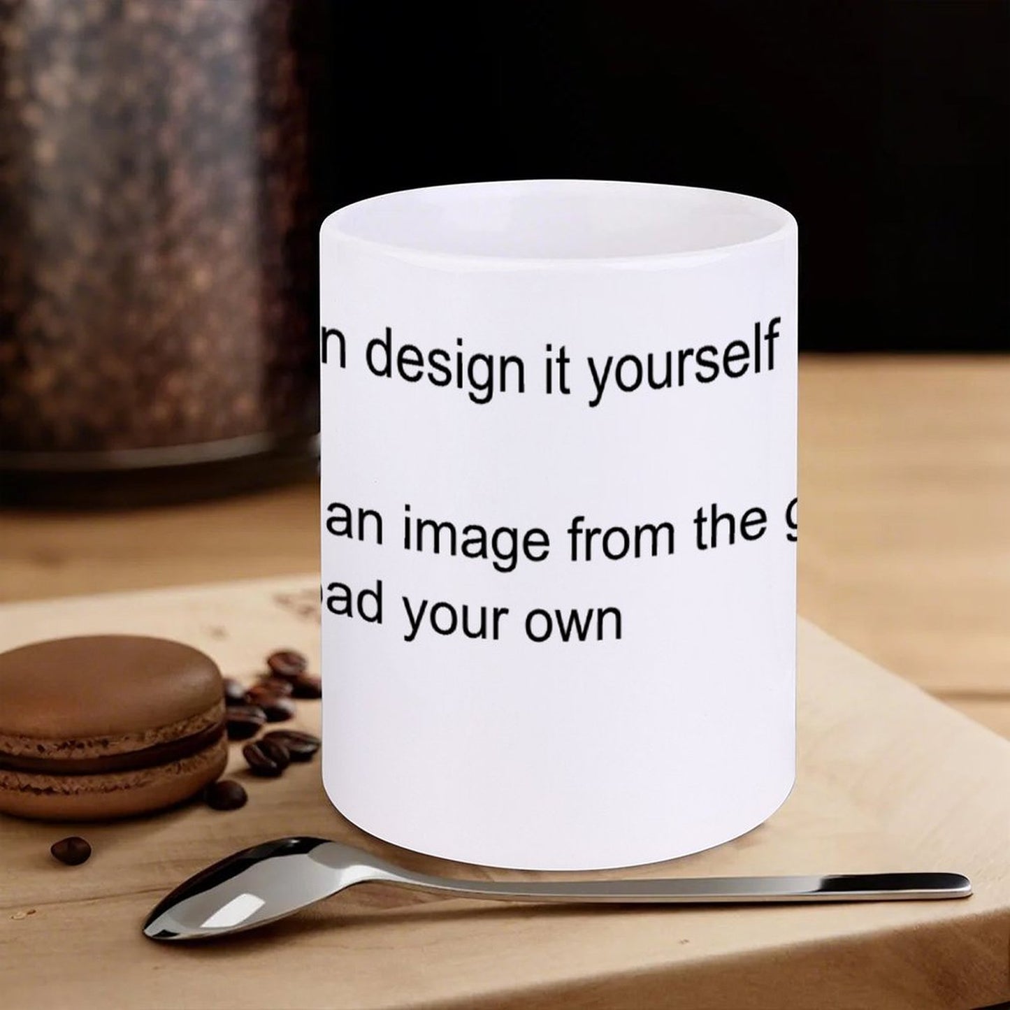 White Mug Style One Size Support personalized design