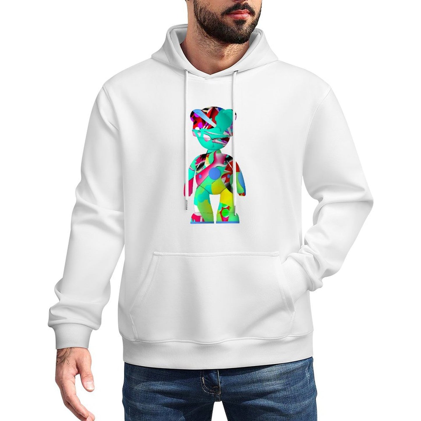 IPIB 250g Hooded Pocket Sweatshirt Front GraphicMen's Hooded  Sweatshirt6000110-1