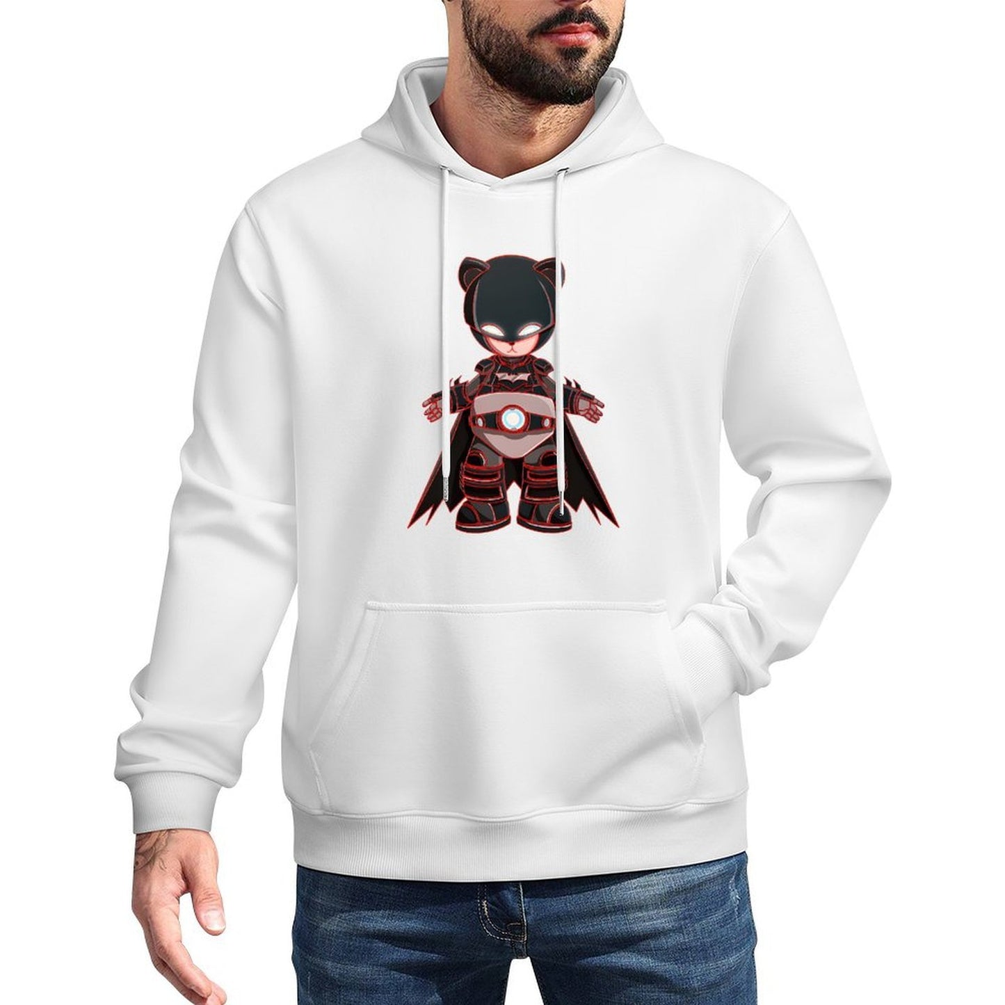 IPIB 250g Hooded Pocket Sweatshirt Front GraphicMen's Hooded  Sweatshirt6000063-2