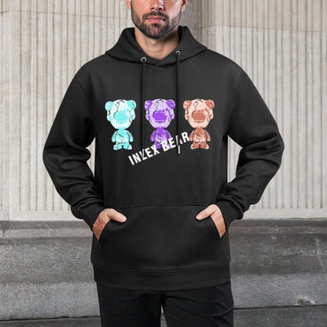 IPIB 250g Hooded Pocket Sweatshirt Front GraphicMen's Hooded  Sweatshirt6000050-6