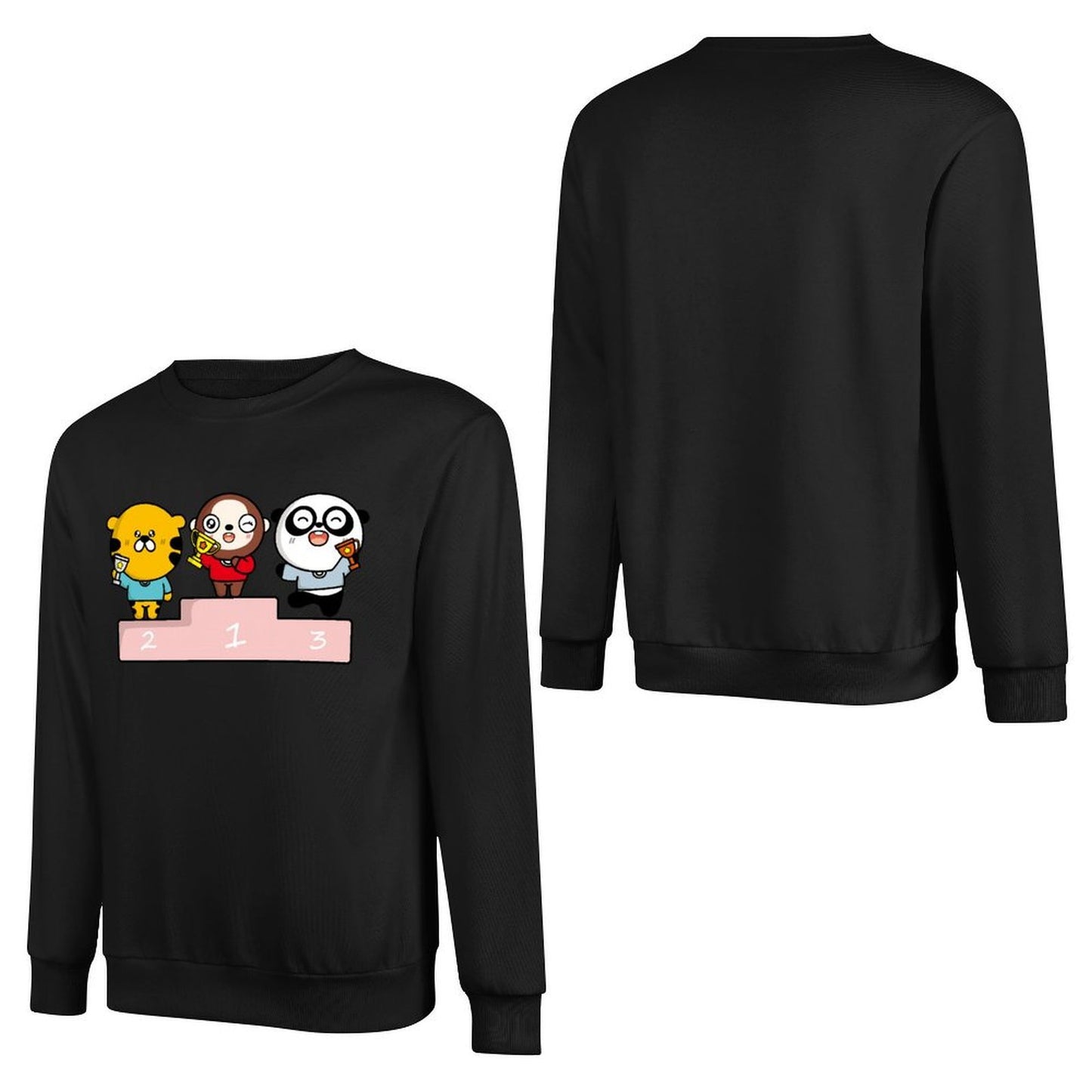 IPBR 250g Crew Neck Long Sleeve Sweatshirt Front GraphicCrew Neck Long Sleeve Sweatshirt4000858