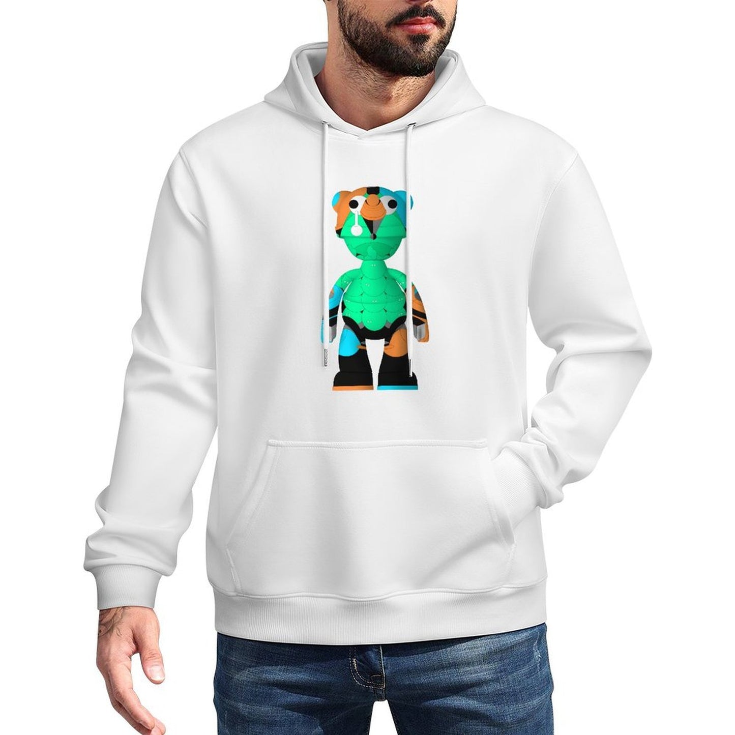 IPIB 250g Hooded Pocket Sweatshirt Front GraphicMen's Hooded  Sweatshirt6000113-5